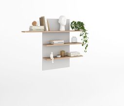 H&auml;ngepaneel mit 3 B&ouml;den