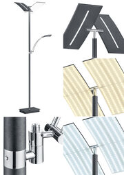 MONDO Mondo LED-Stehleuchte 2flg