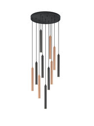 Musterring LED-Pendelleuchte 11flg