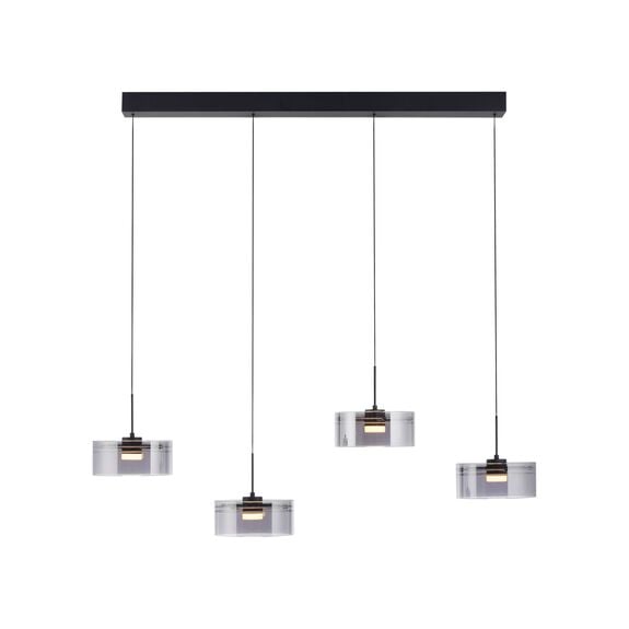 MONDO LED-Pendelleuchte 4flg