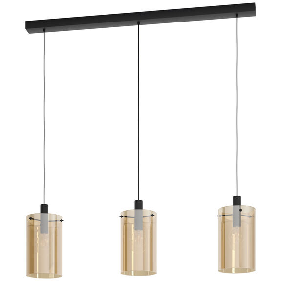 Eglo LED-Pendelleuchte 3flg