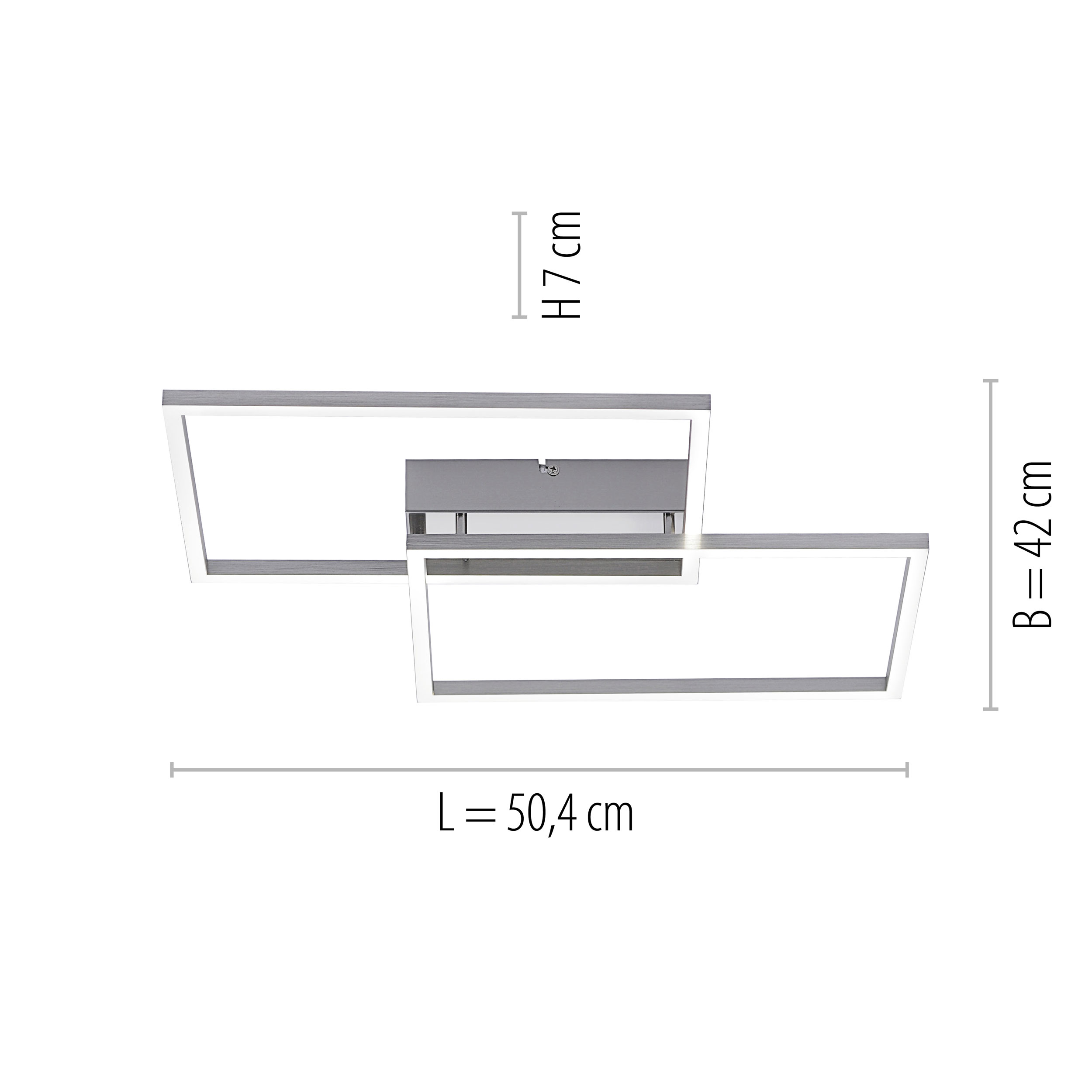 JUST LIGHT. LED-Deckenleuchte 2flg image number 5