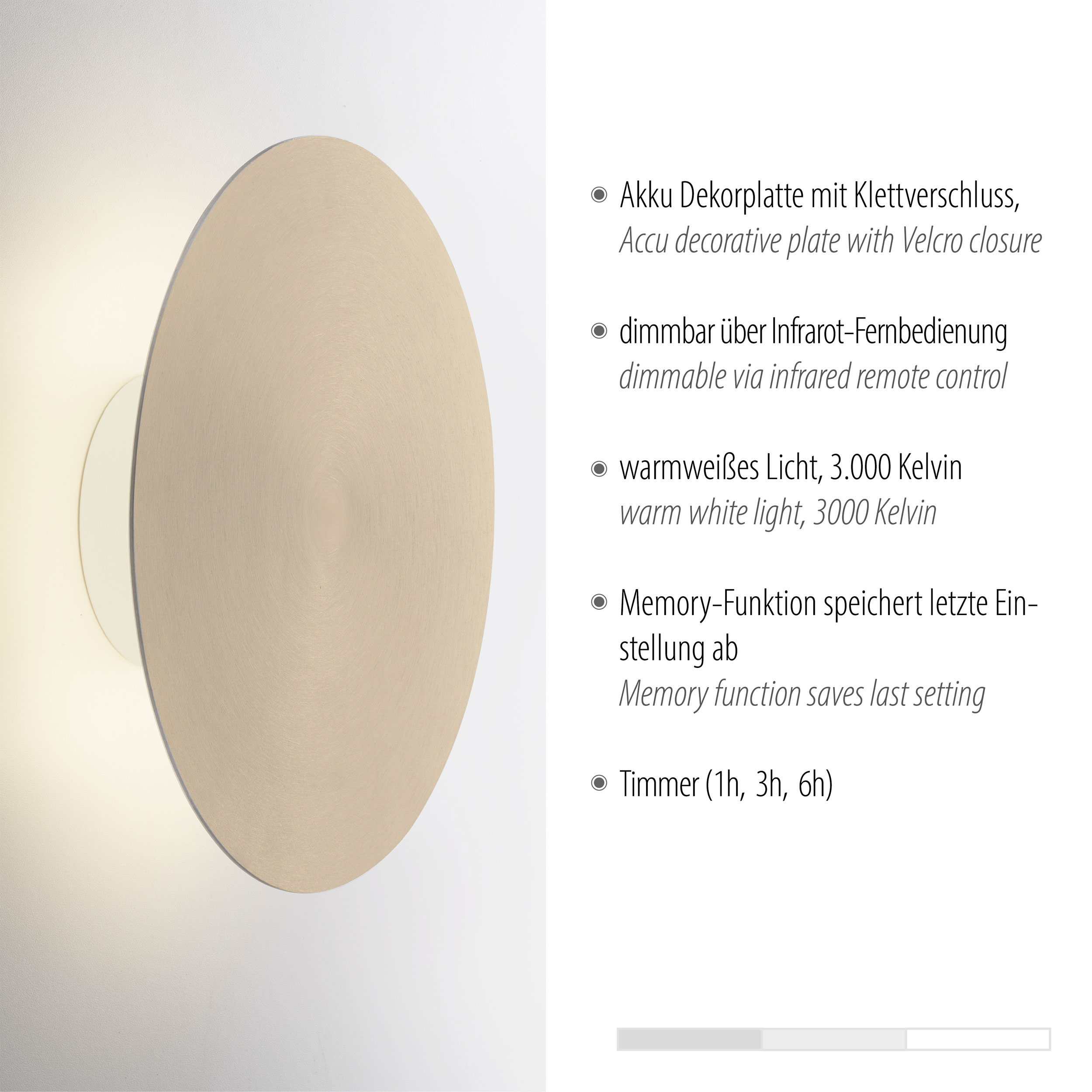 Paul Neuhaus LED-Akku-Wandleuchte image number 4
