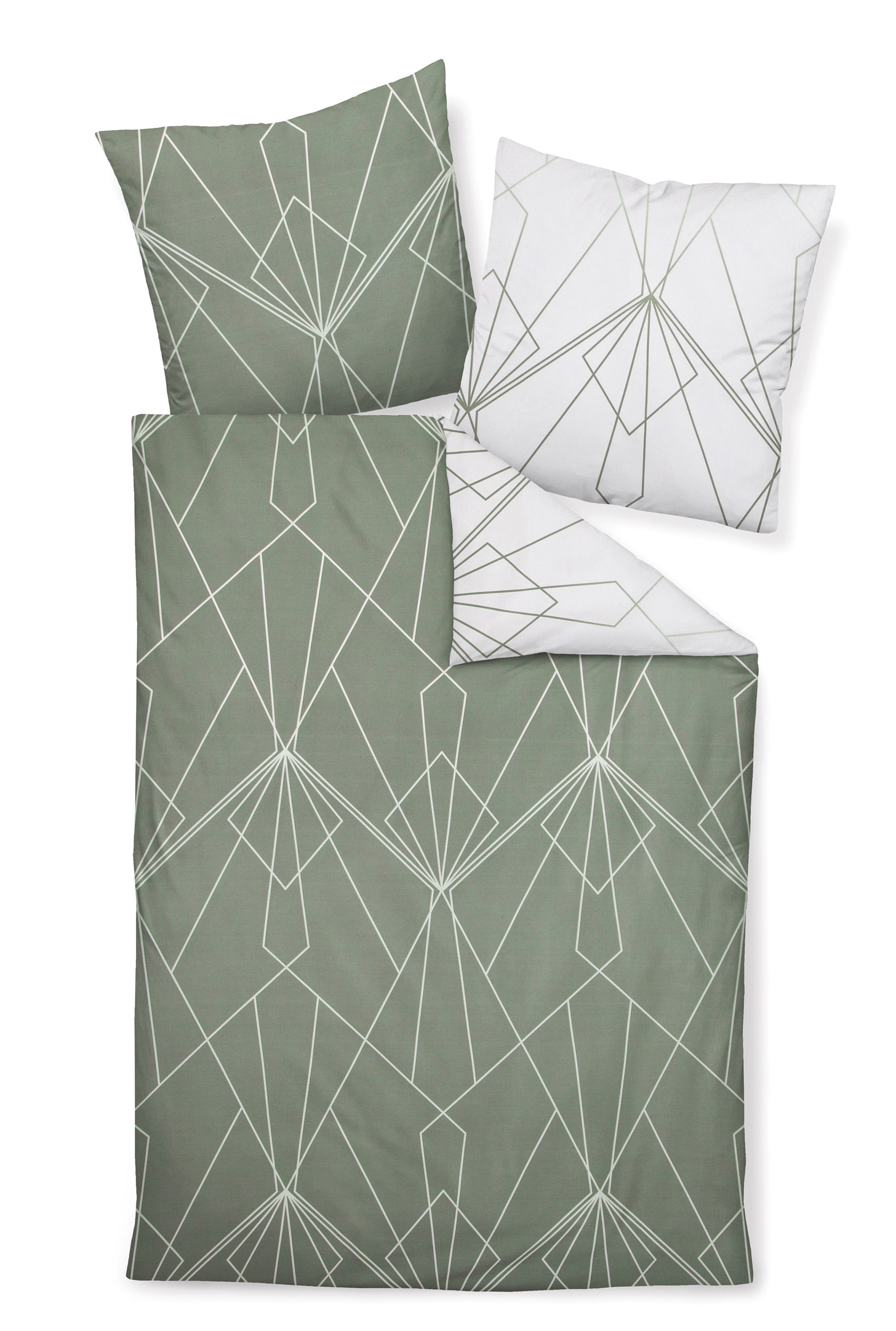 Janine Mako-Satin-Bettwäsche image number 1