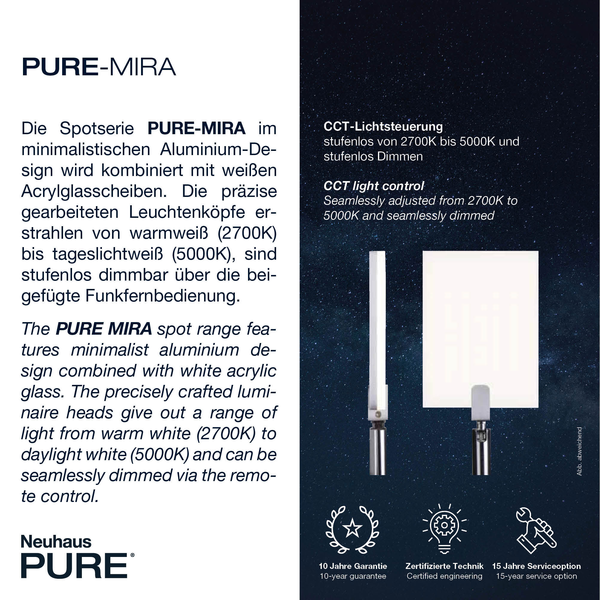 LED-Deckenleuchte 4flg image number null