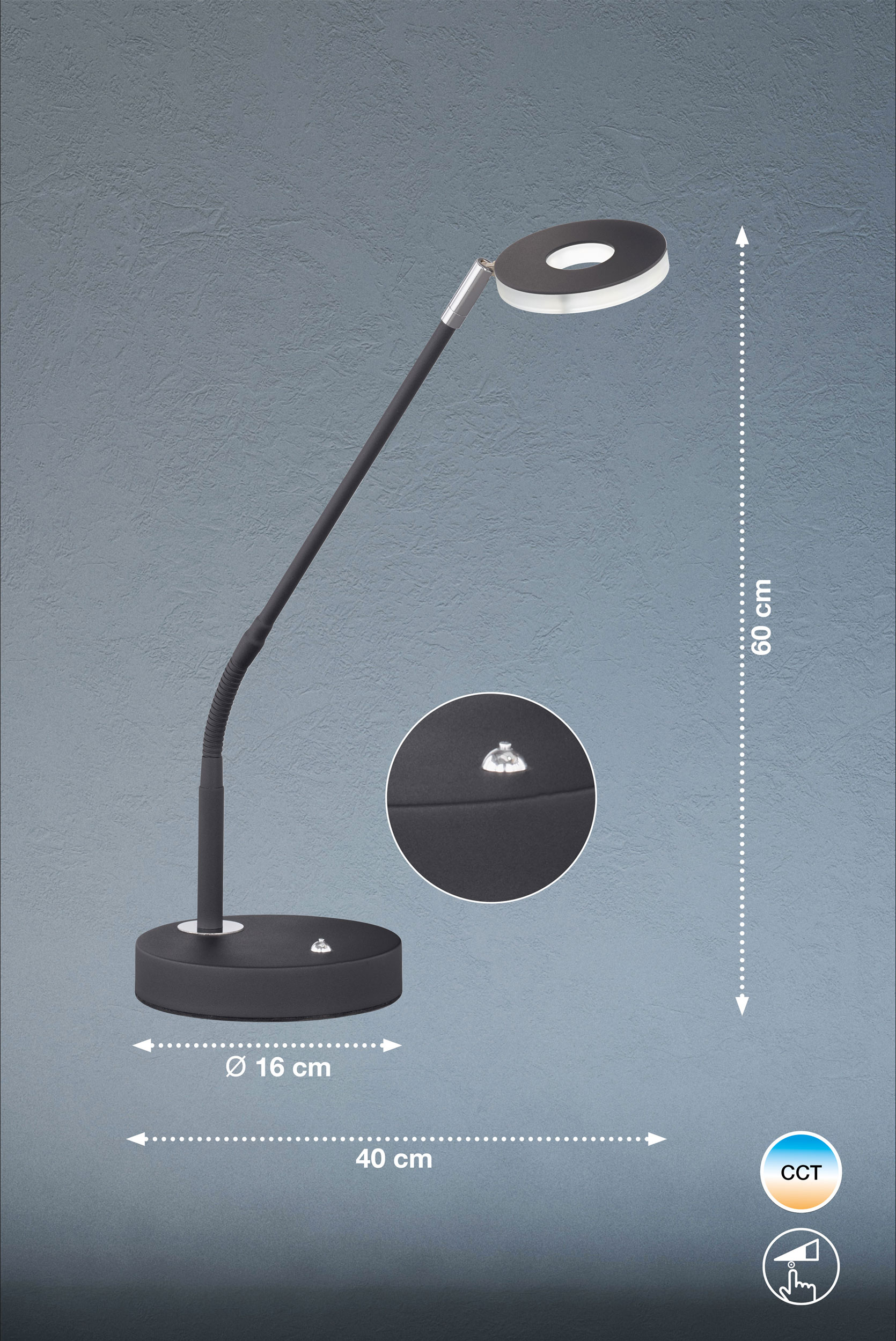 Fischer & Honsel LED-Tischleuchte 1flg image number 3