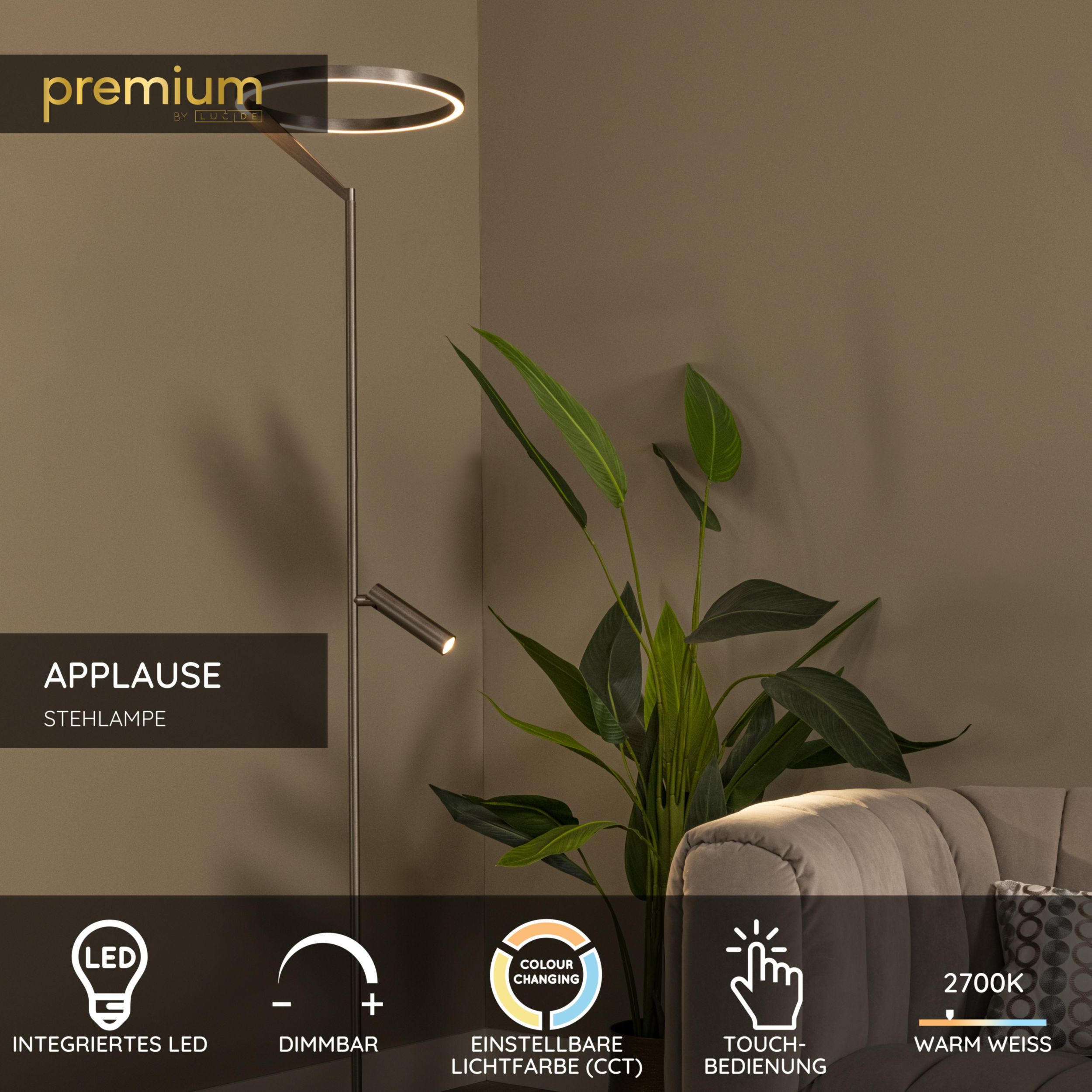 Lucide LED-Stehlampe 1flg image number 8