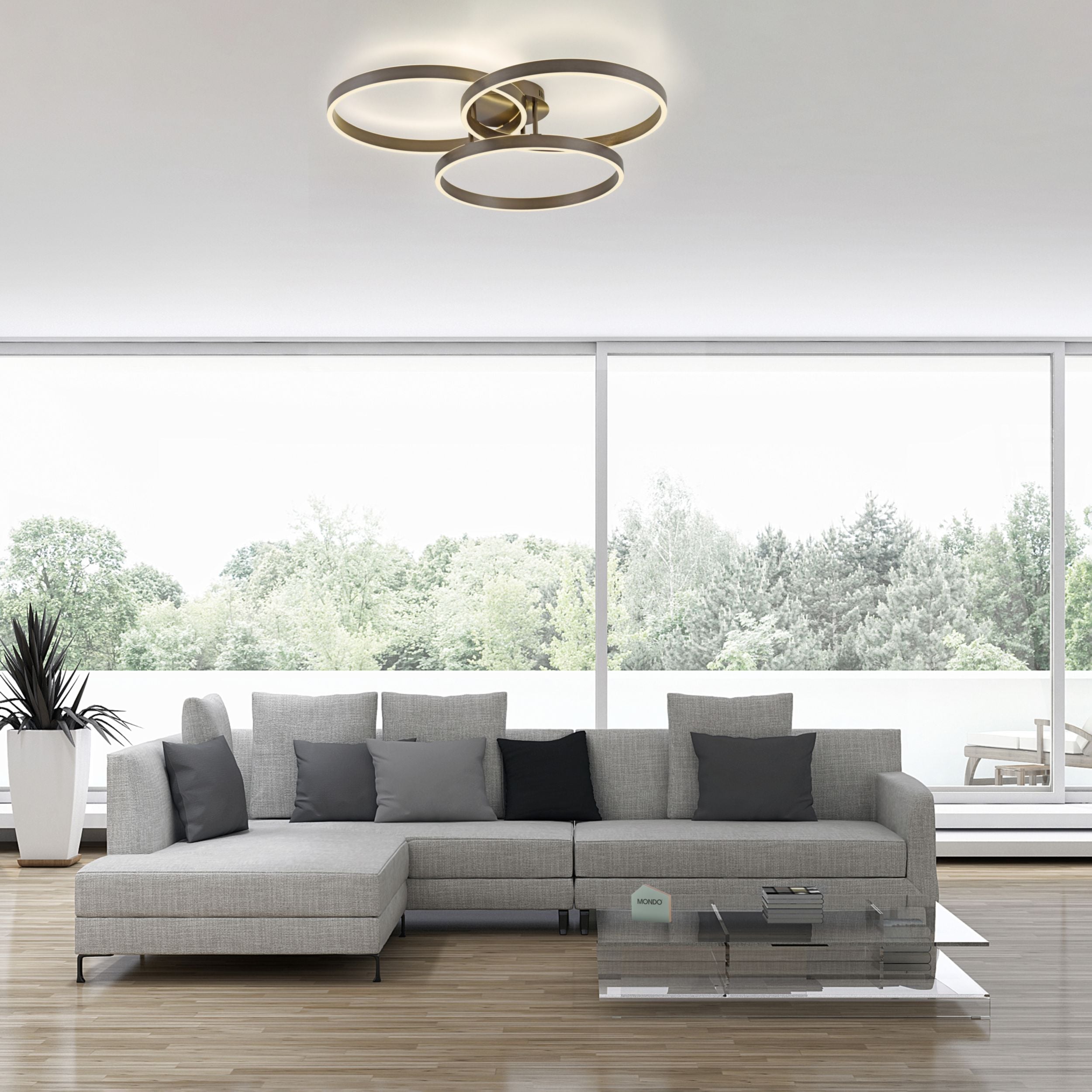 MONDO LED-Deckenleuchte 2flg image number 6