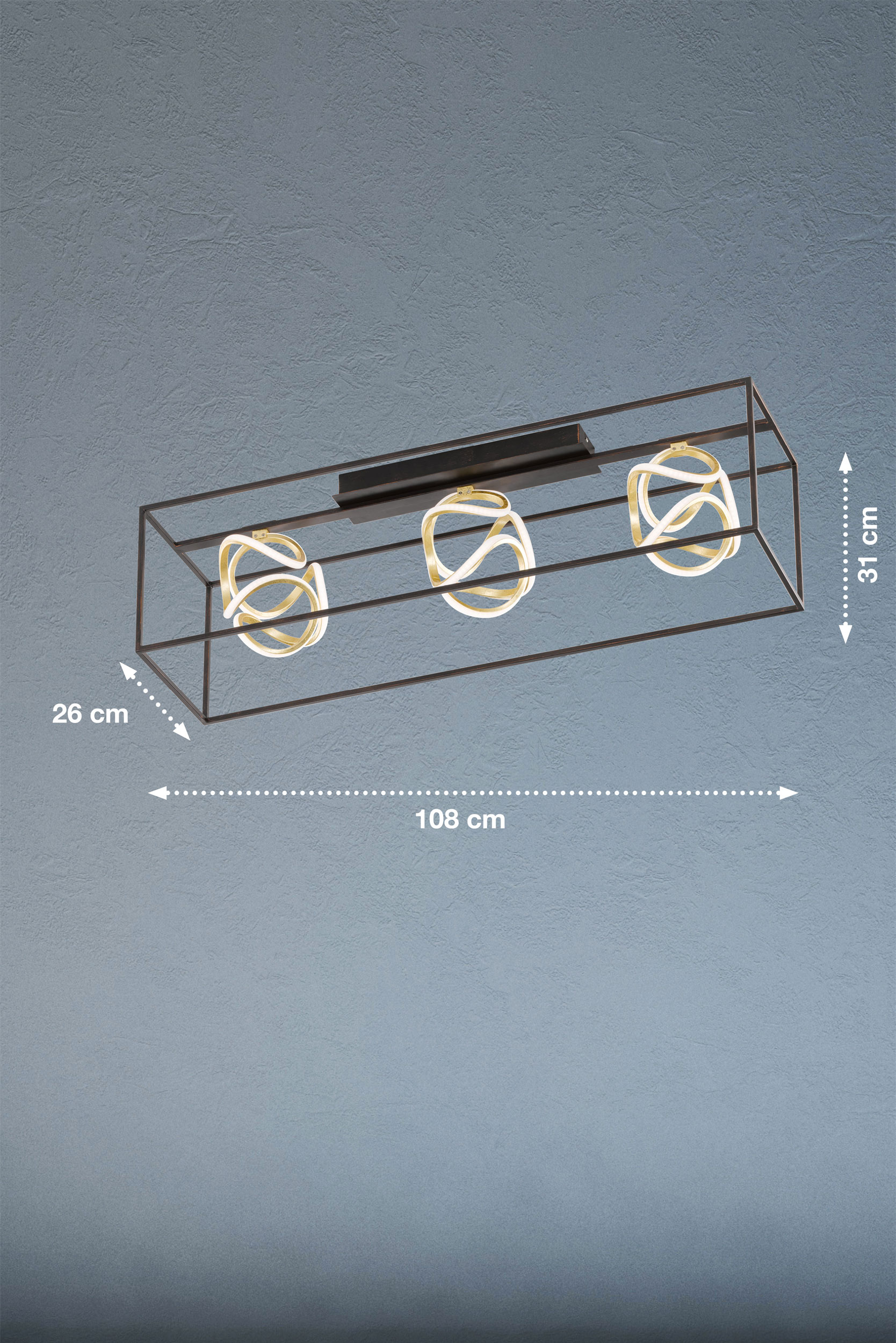 Fischer & Honsel LED-Deckenleuchte 3flg image number 3