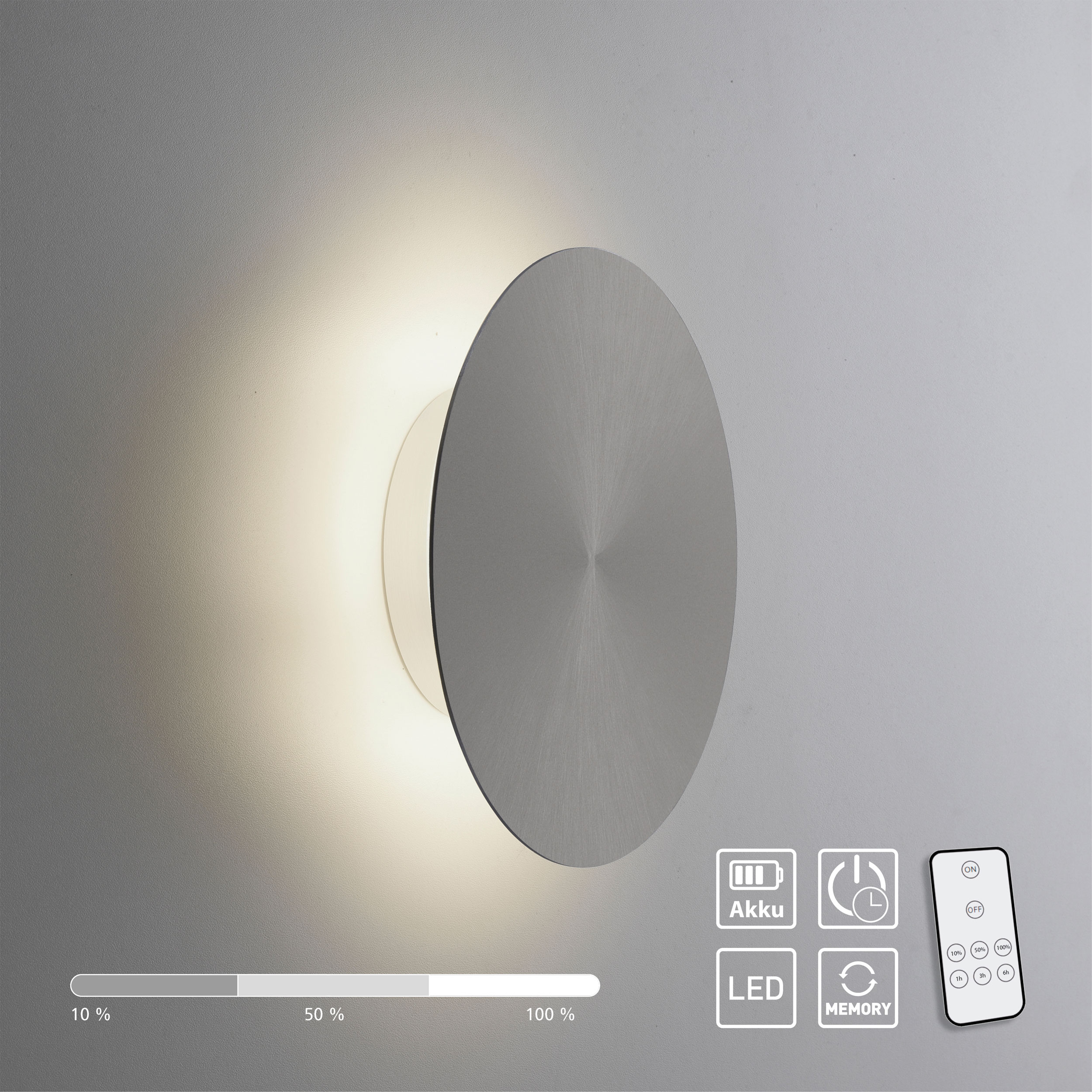 Paul Neuhaus LED-Akku-Wandleuchte image number 3