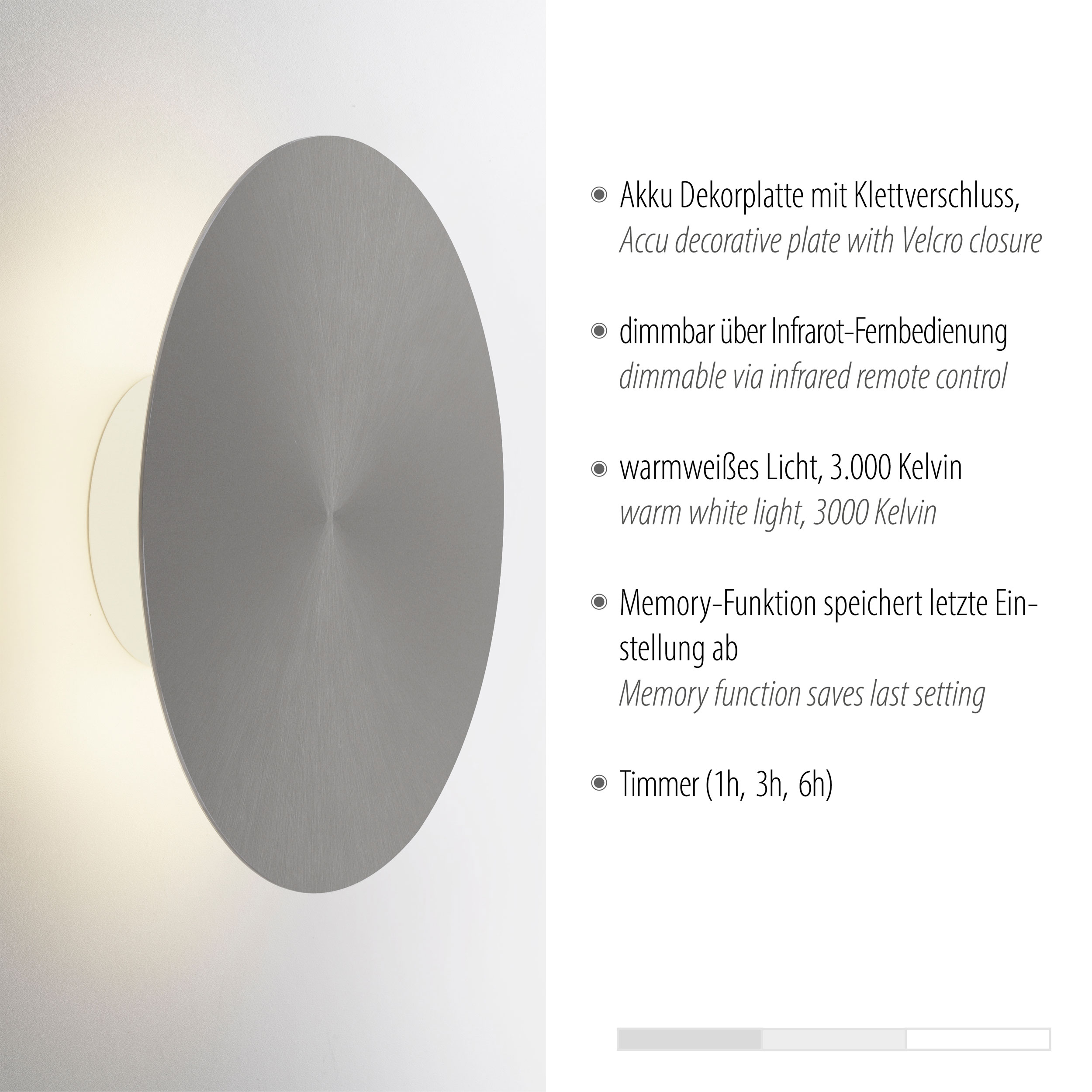Paul Neuhaus LED-Akku-Wandleuchte image number 4