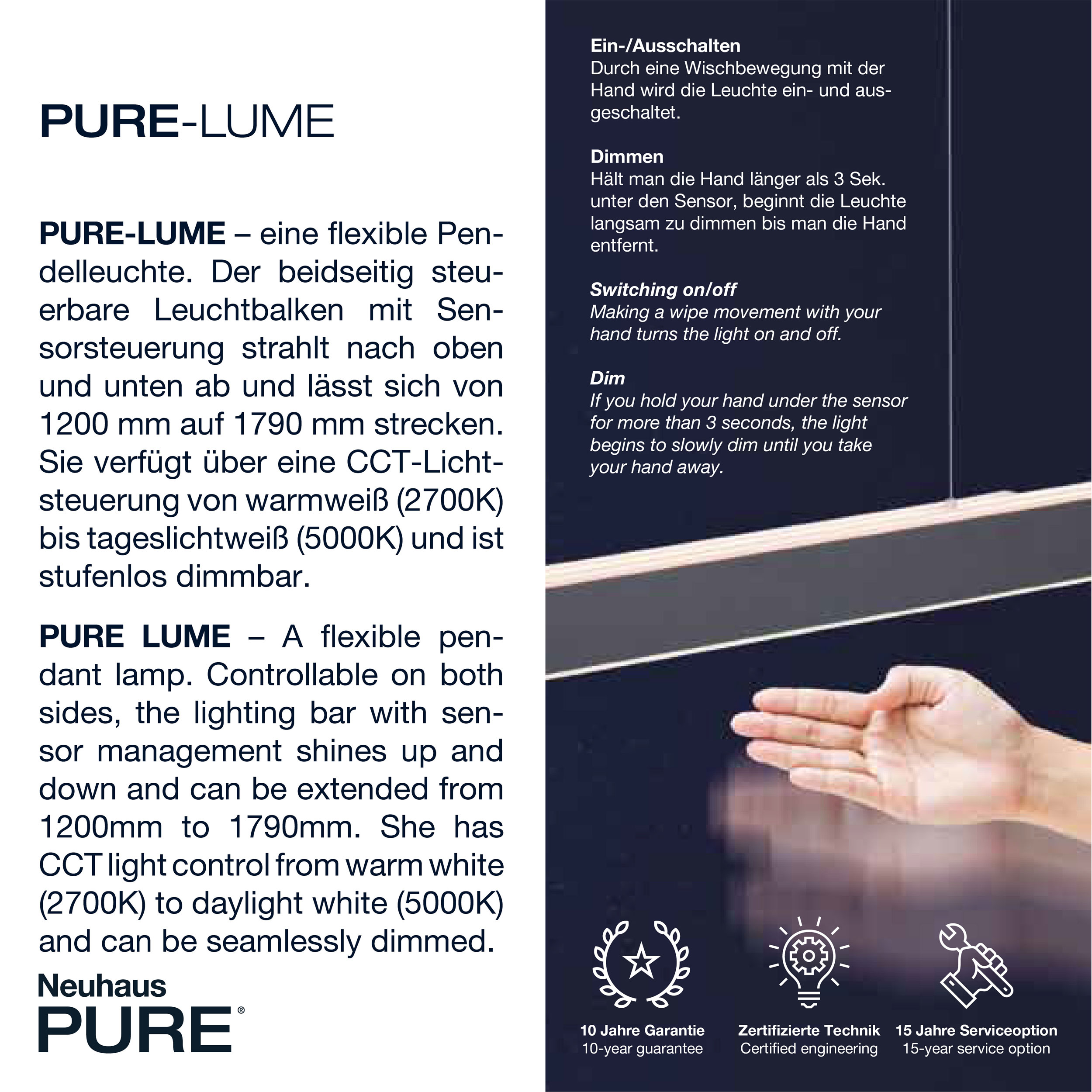 Paul Neuhaus LED-Pendelleuchte 6flg image number 4