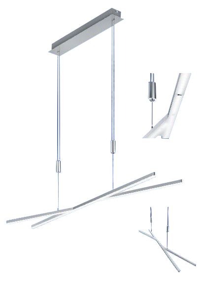 B-Leuchten LED-Pendelleuchte 4flg image number 2