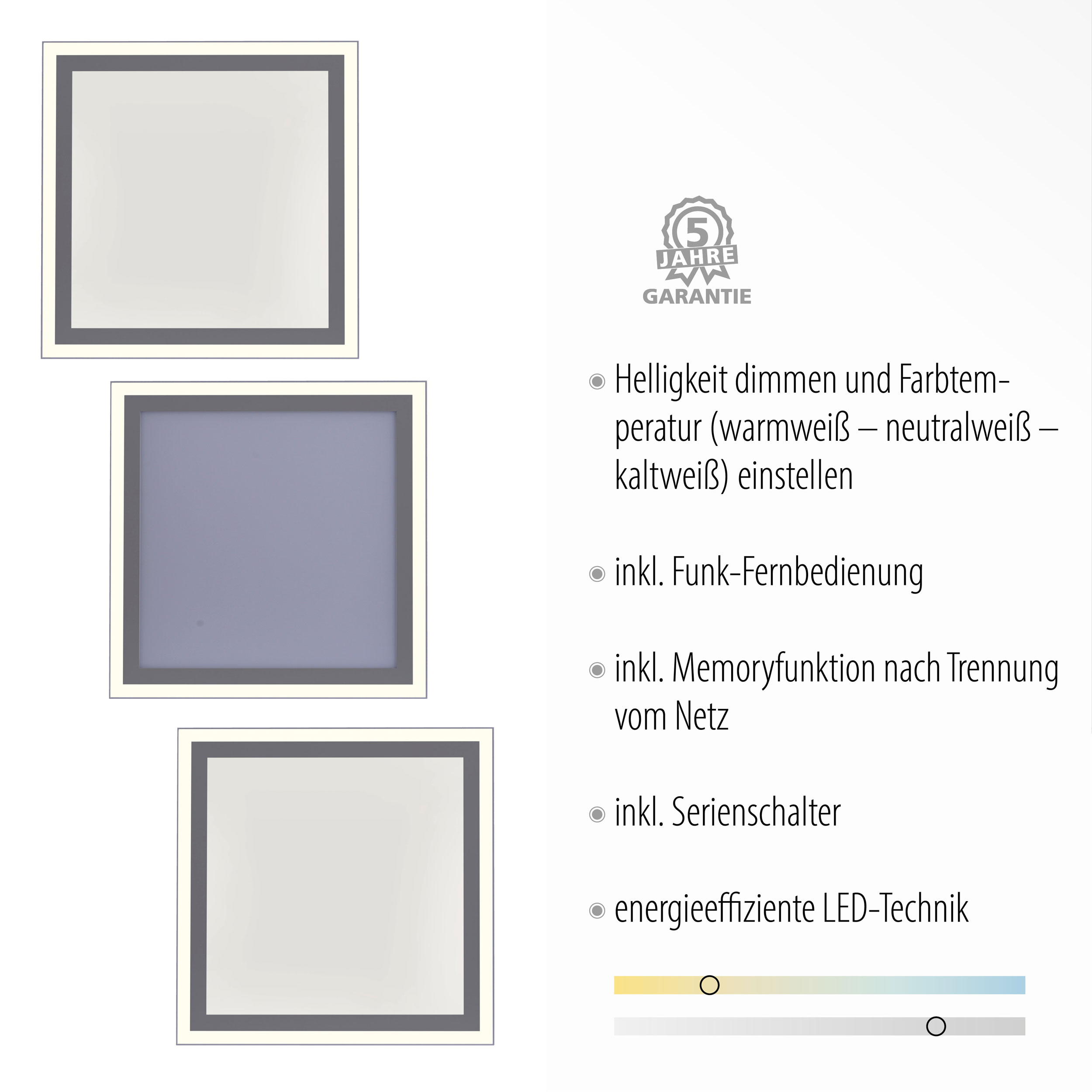 JUST LIGHT. LED-Deckenleuchte 2flg image number 7