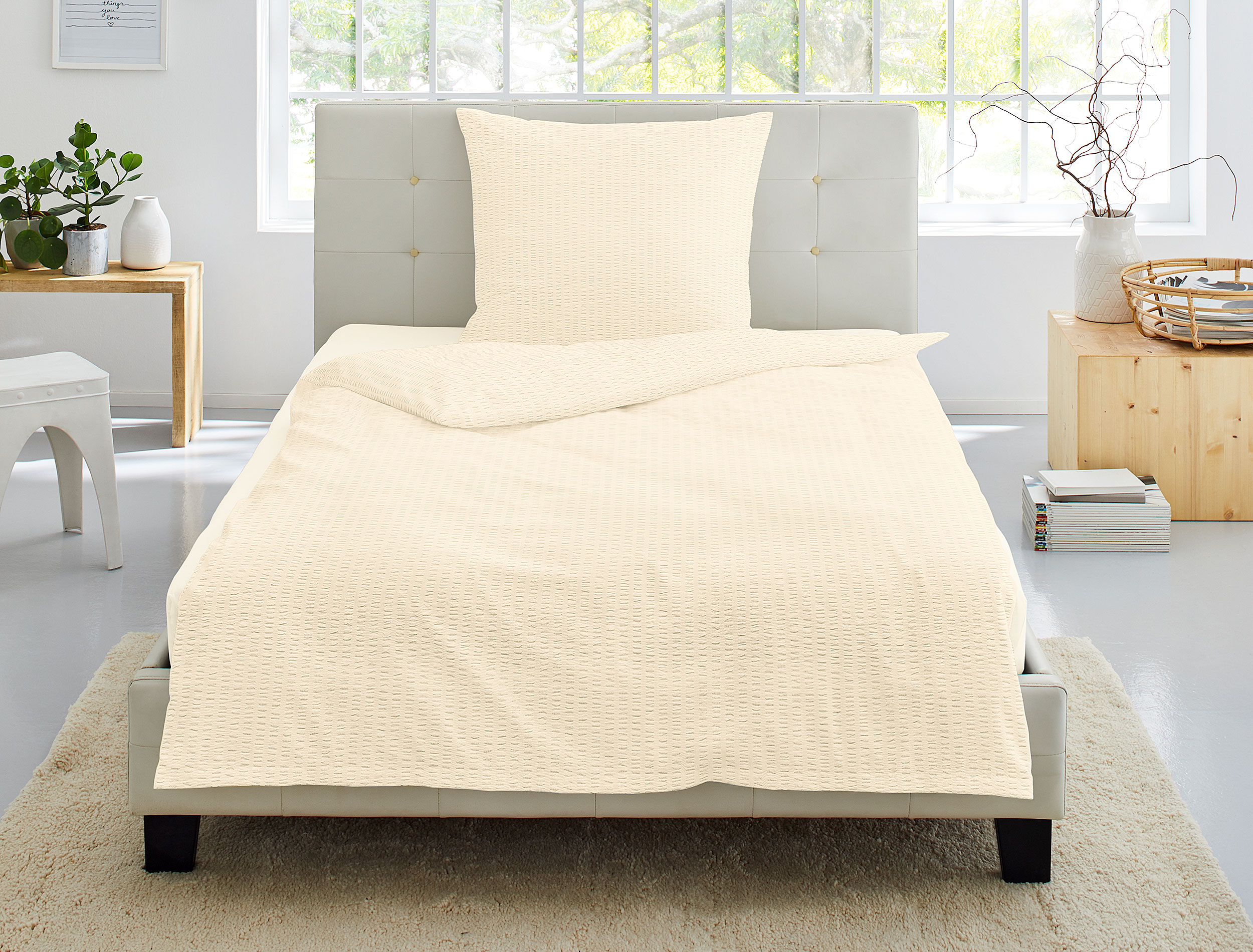 Irisette Seersucker-Bettw&auml;sche image number 3