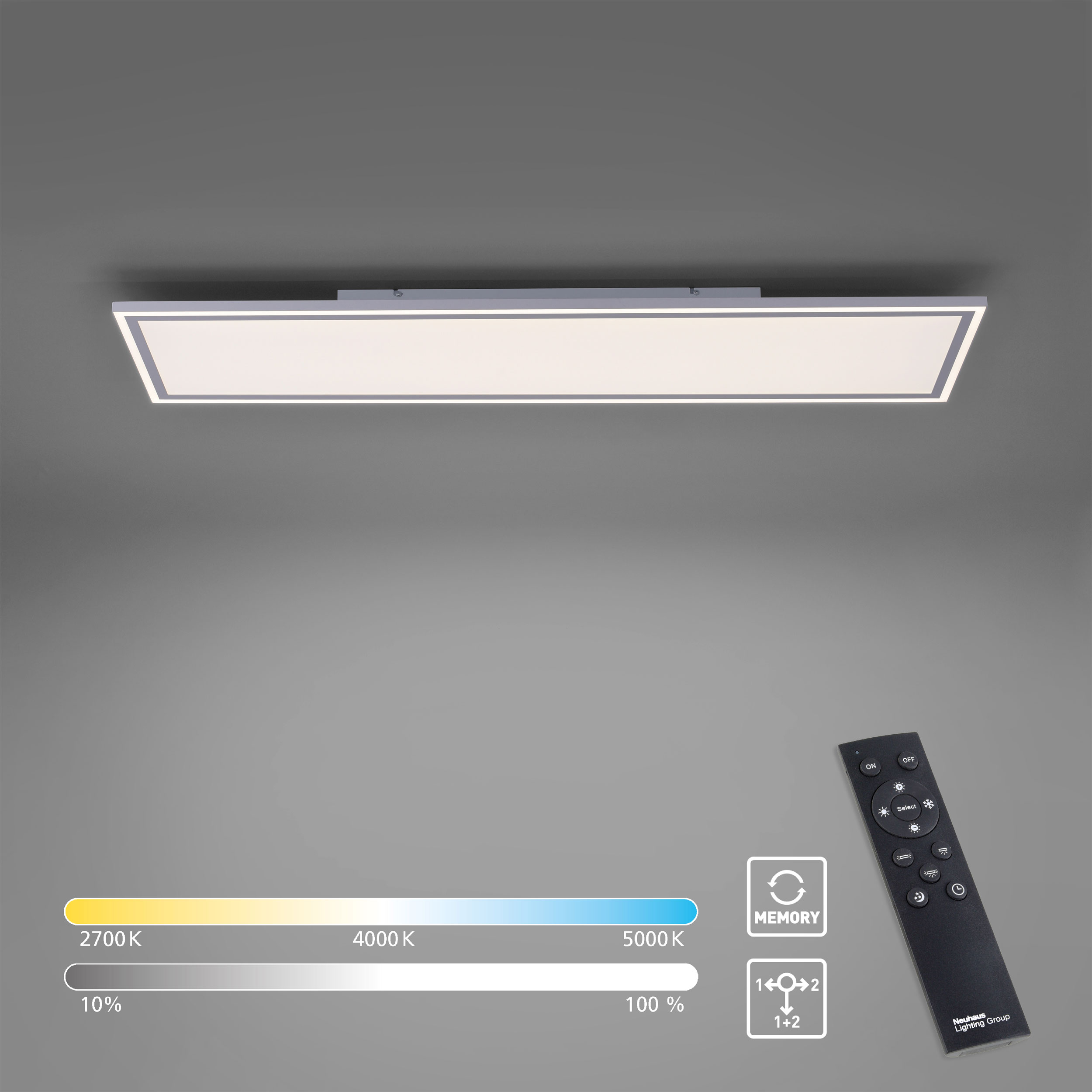 JUST LIGHT. LED-Deckenleuchte 2flg image number 5
