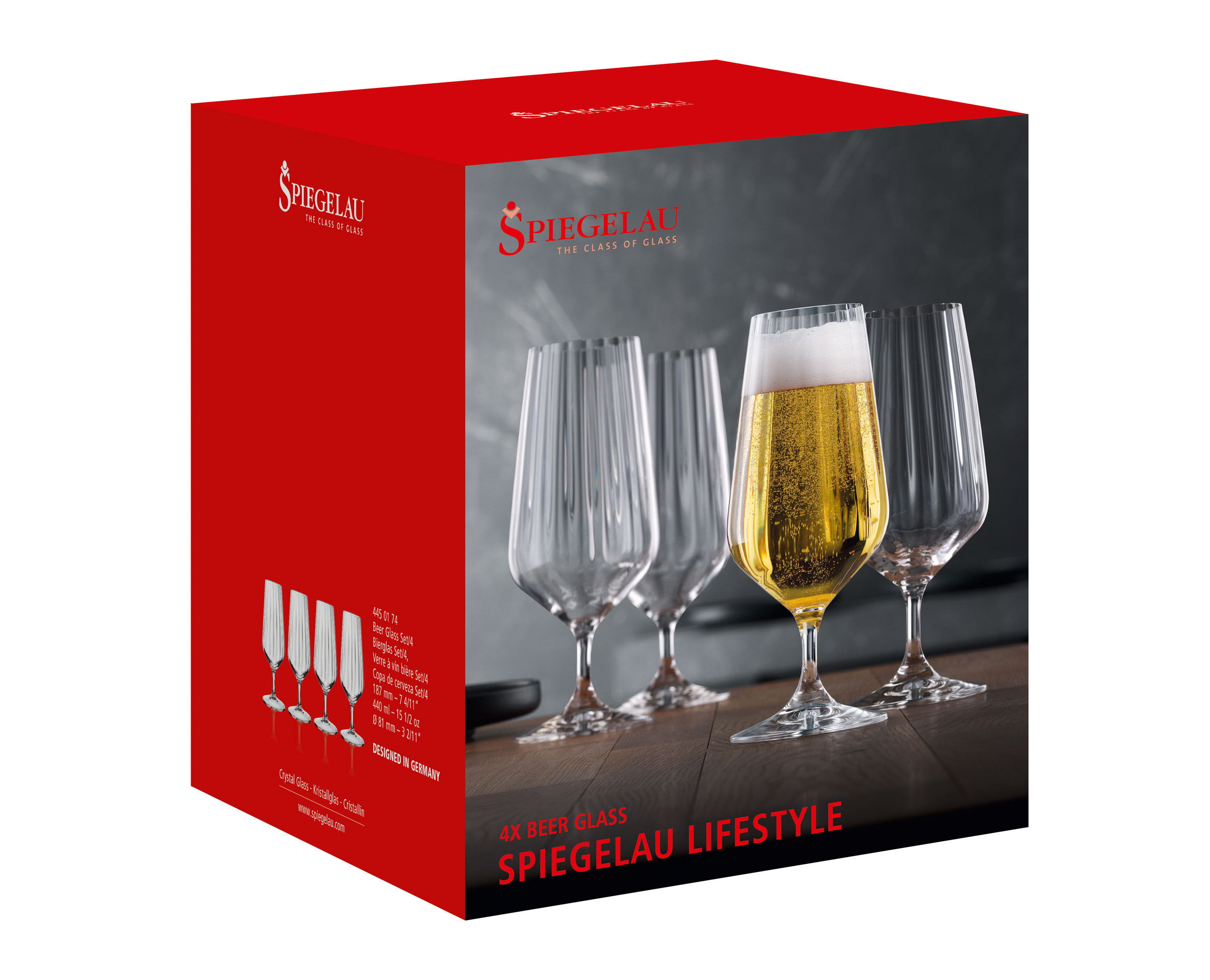 Spiegelau 4er Bierglas 440ml image number 3