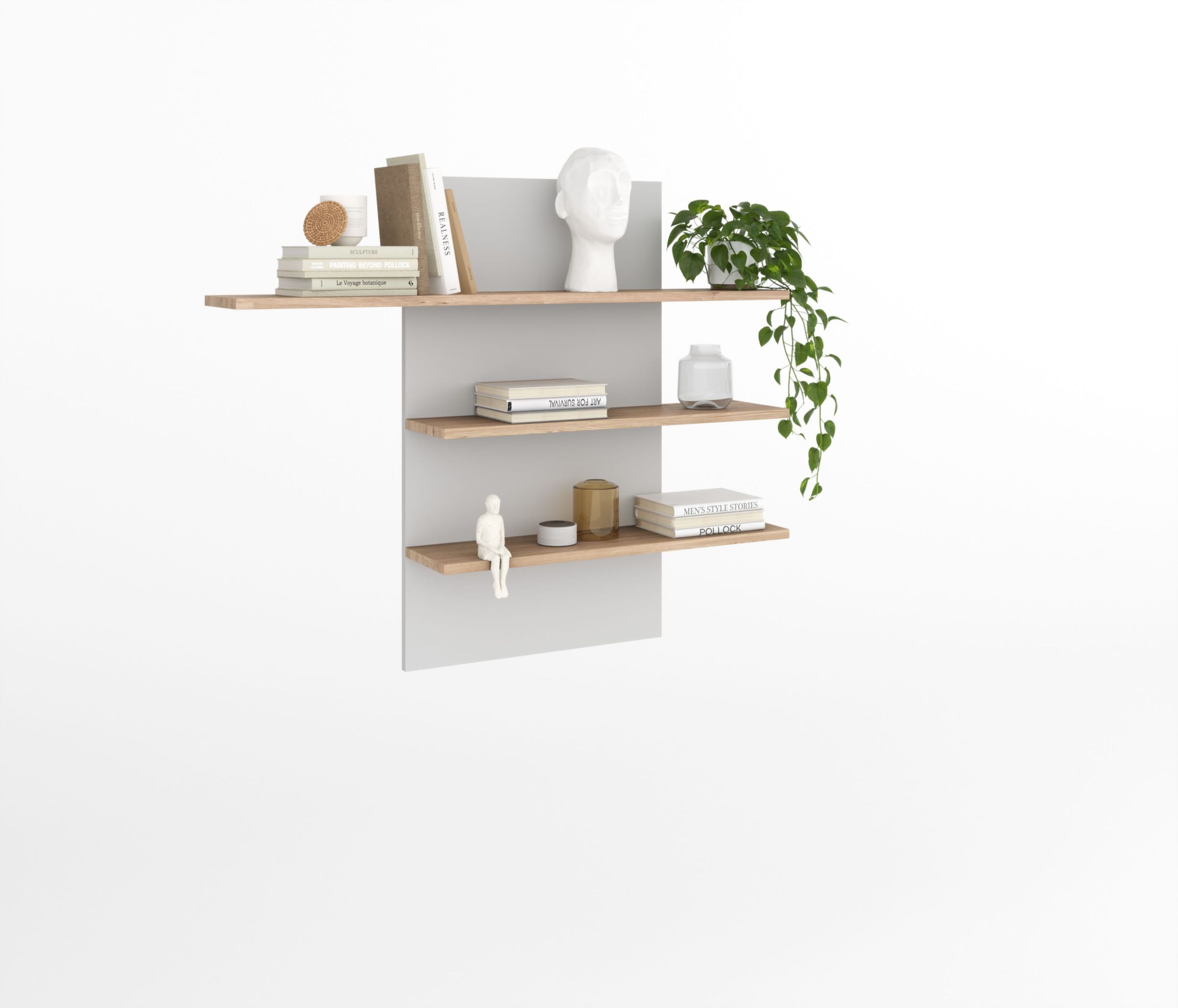 H&auml;ngepaneel mit 3 B&ouml;den image number 1