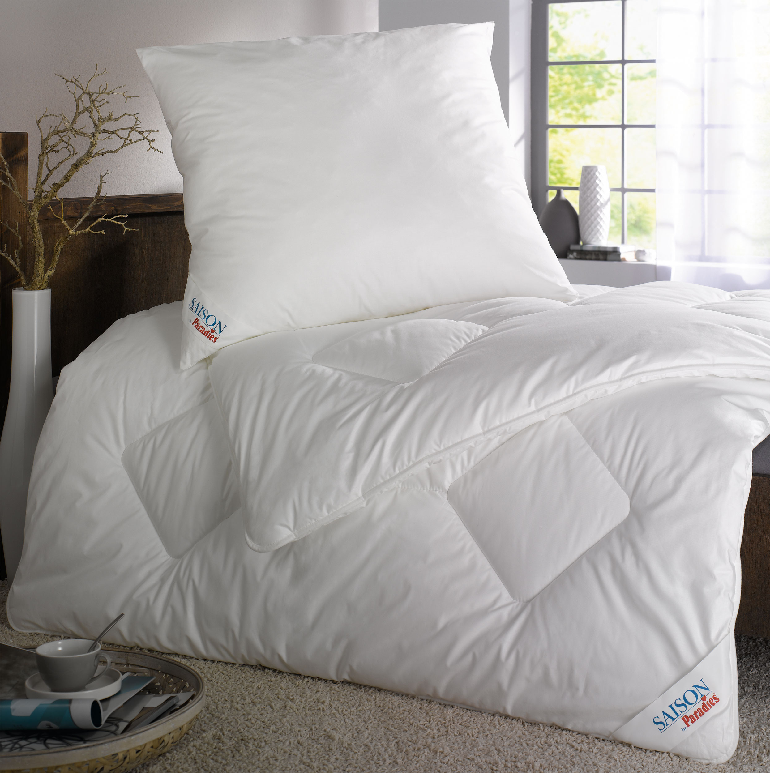 Paradies Ganzjahresbettdecke 1250g image number 2