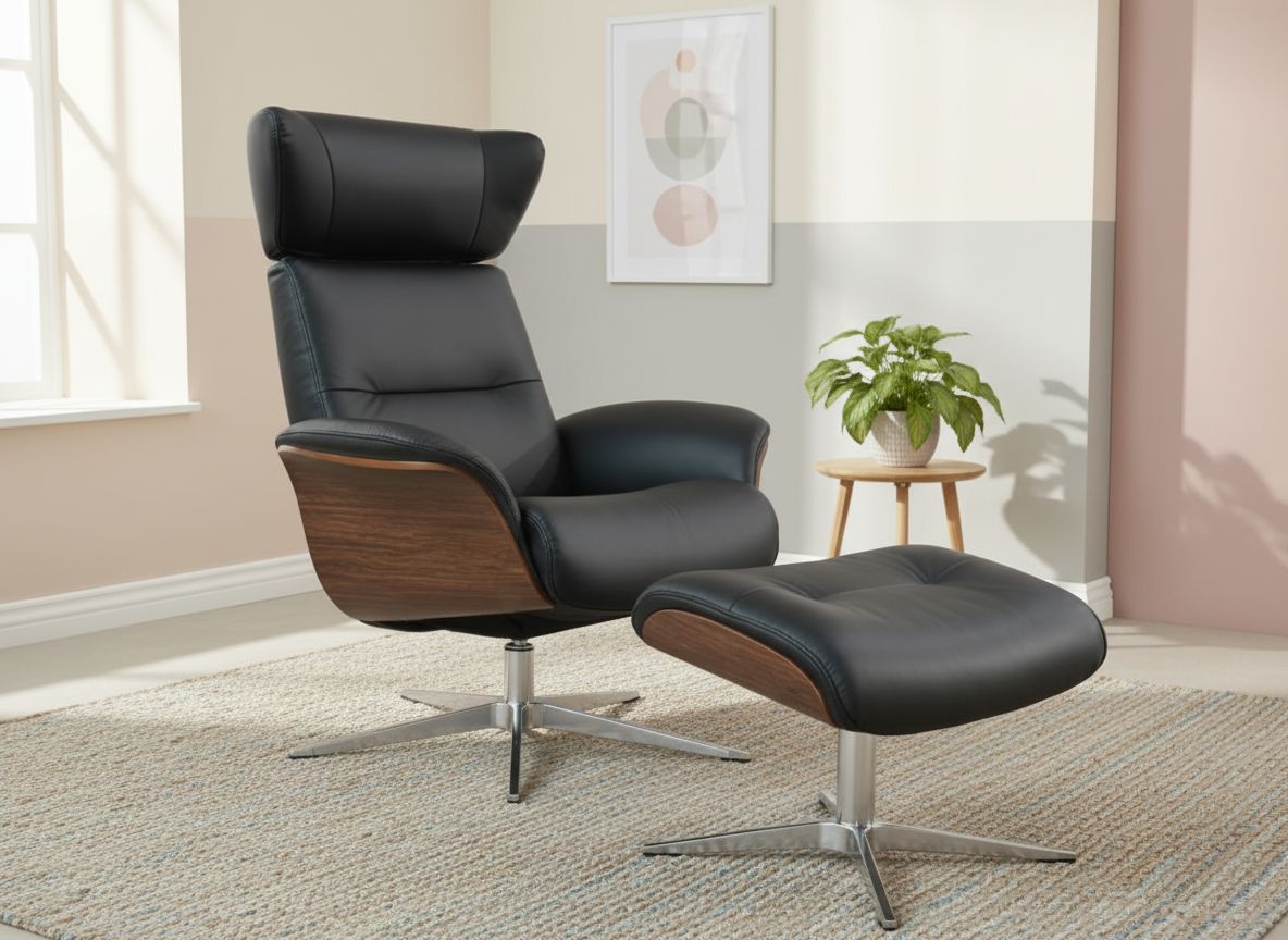 IMG Relaxsessel mit Hocker image number 2