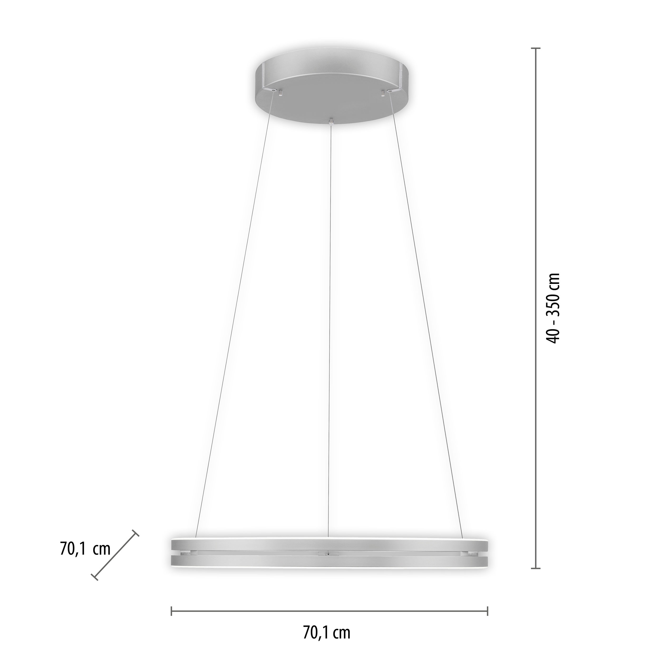 Paul Neuhaus LED-Pendelleuchte 2flg image number 5