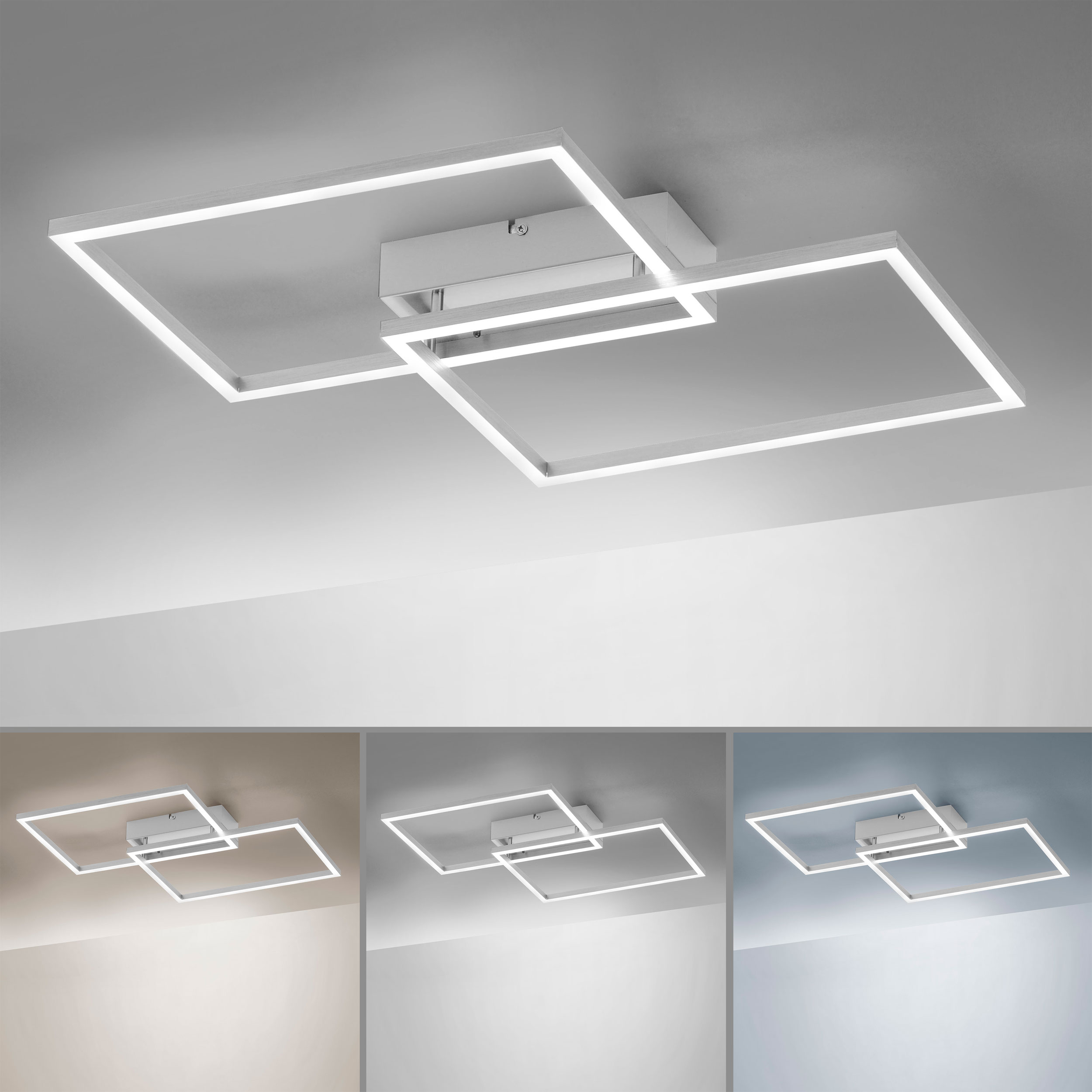 JUST LIGHT. LED-Deckenleuchte 2flg image number 4