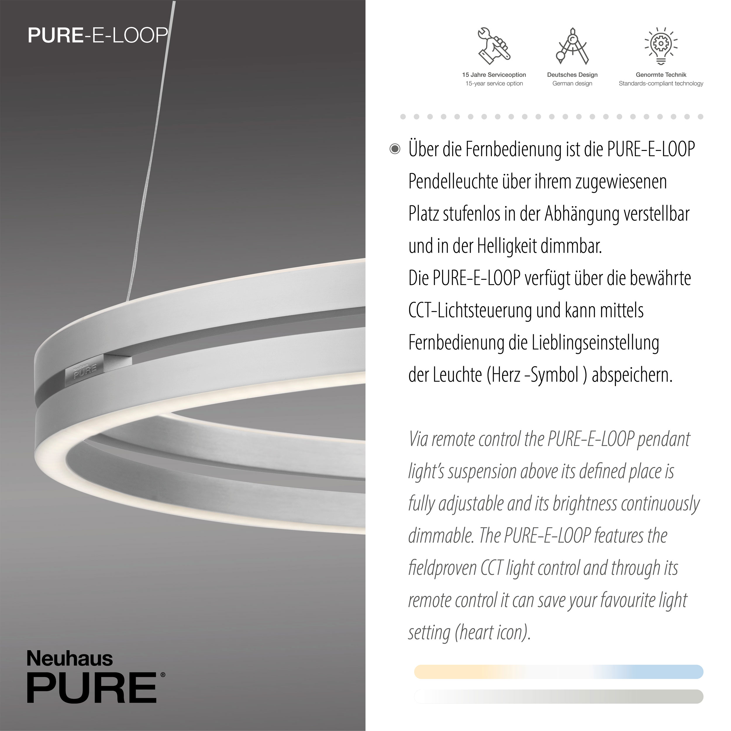 Paul Neuhaus LED-Pendelleuchte 2flg image number 4