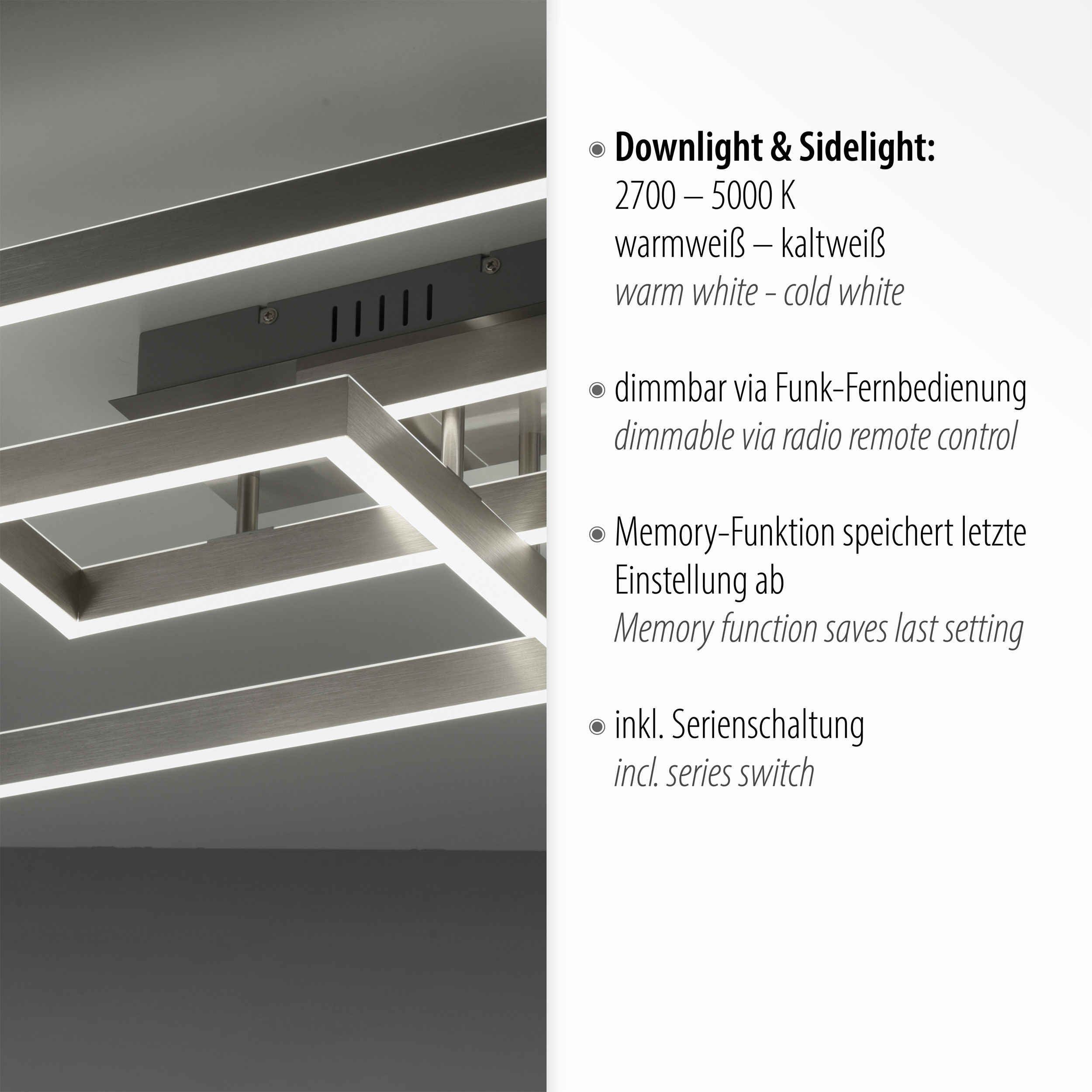Paul Neuhaus LED-Deckenleuchte 2flg image number 6