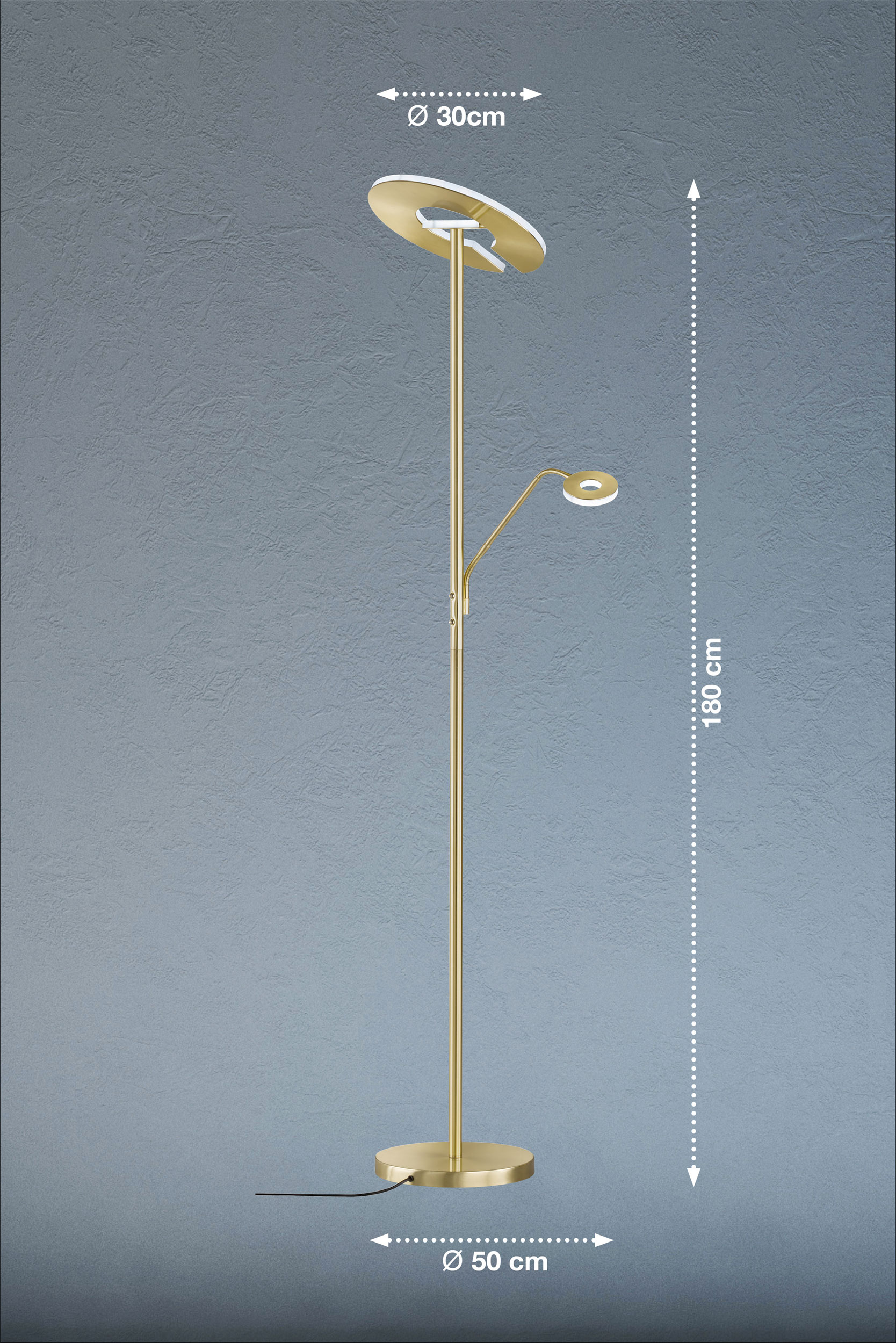 LED-Stehleuchte 2flg image number null