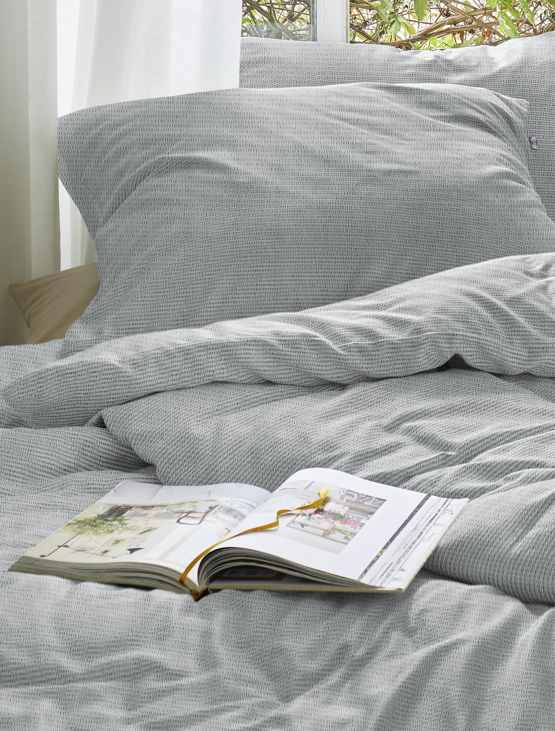 Irisette Seersucker-Bettw&auml;sche image number 4