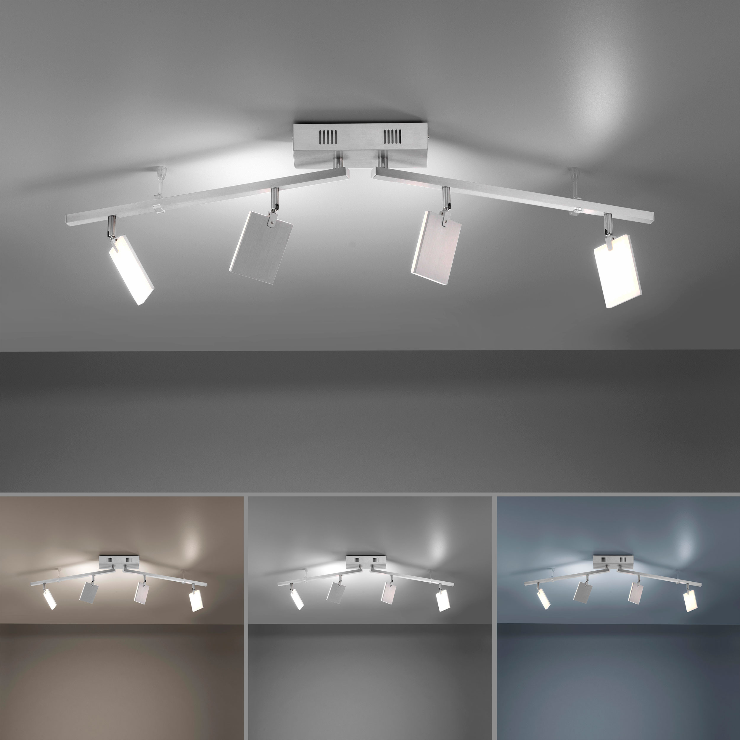 Paul Neuhaus LED-Deckenleuchte 4flg image number 4