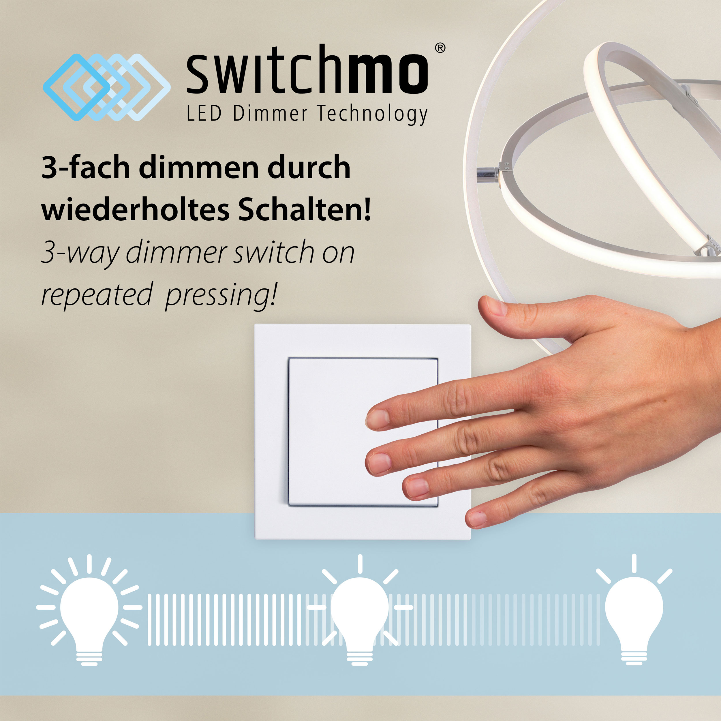 JUST LIGHT. LED-Deckenleuchte 1flg image number 5