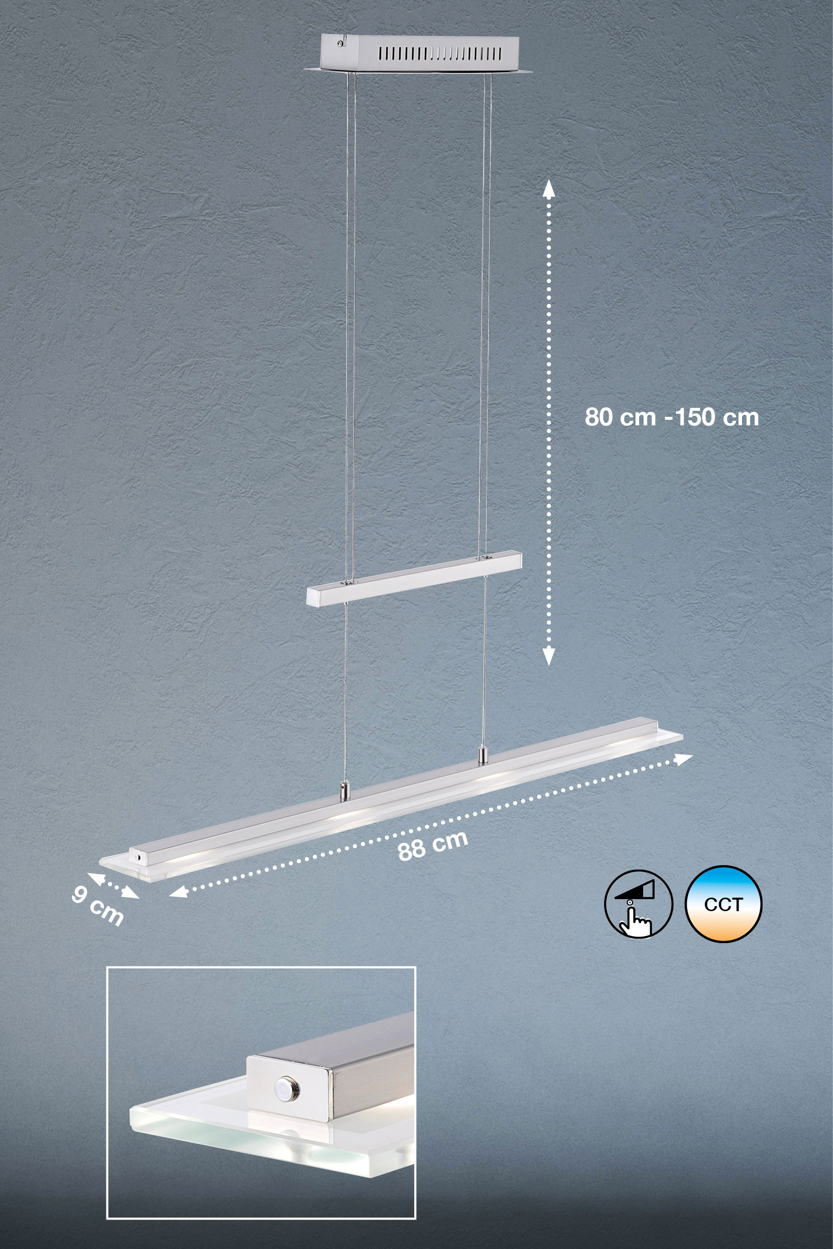 Fischer & Honsel LED-Pendelleuchte 4flg image number 4