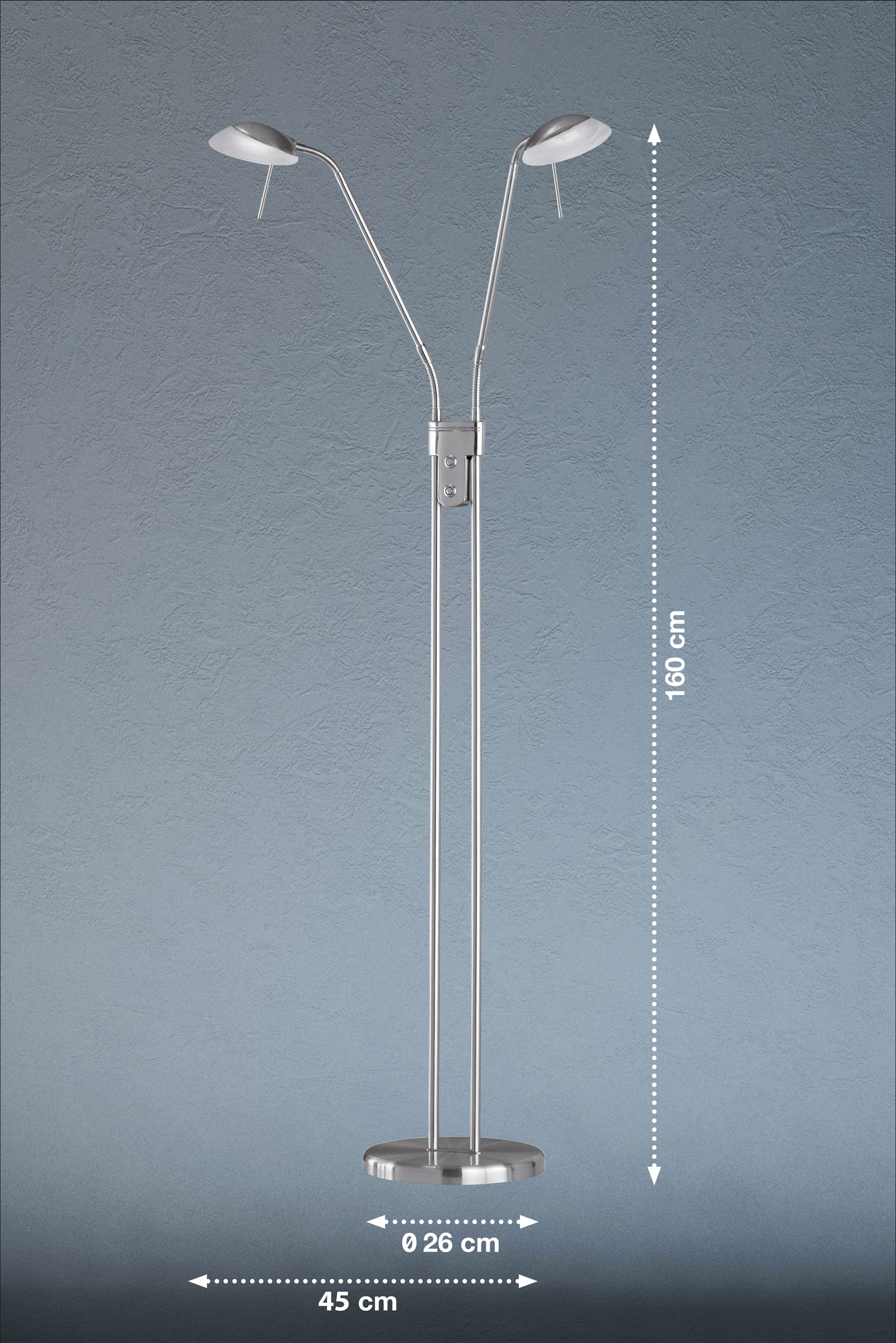 Fischer & Honsel LED-Stehleuchte 2flg image number 2