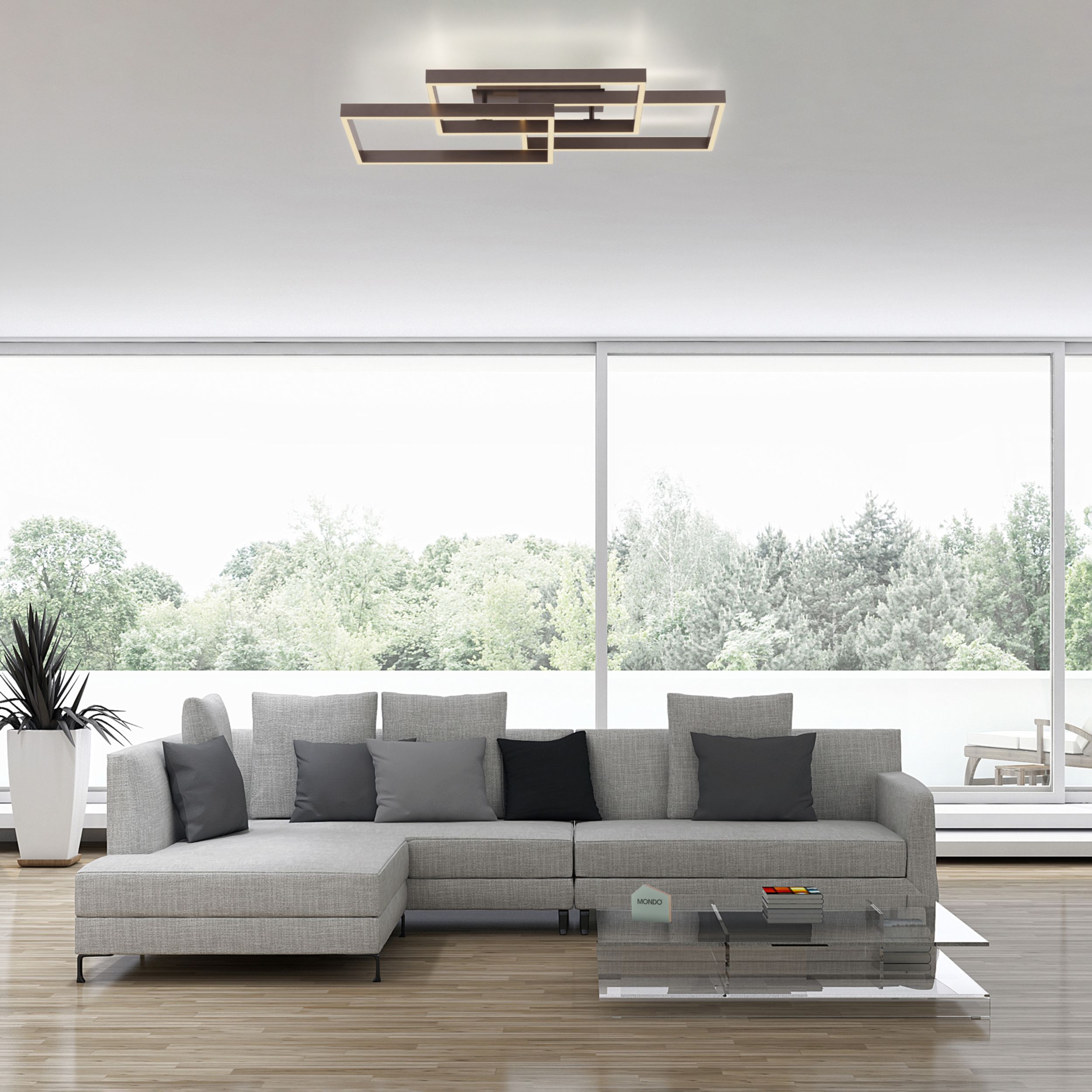 MONDO LED-Deckenleuchte 2flg image number 6