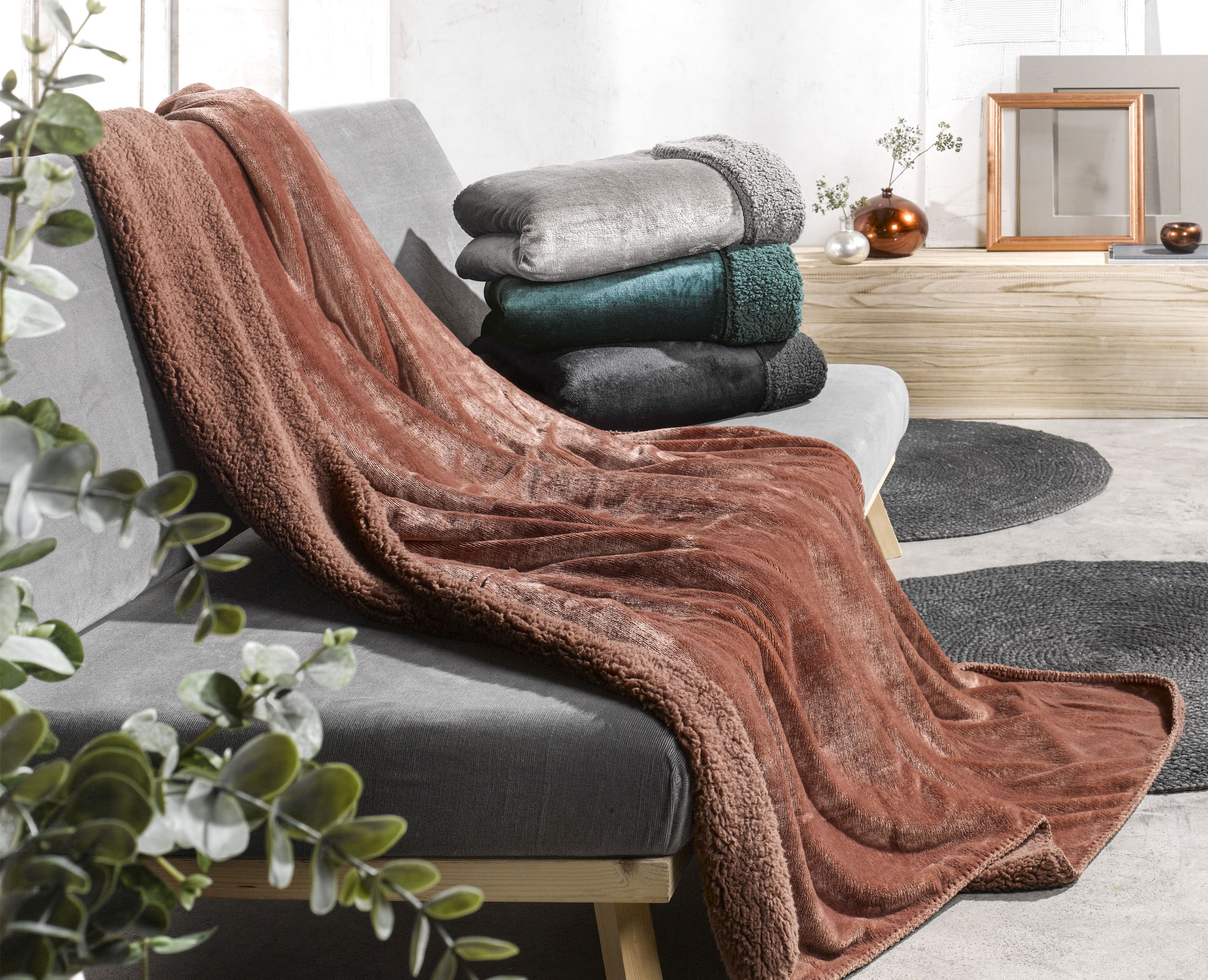 casa NOVA Sherpa-Decke Uni image number 2