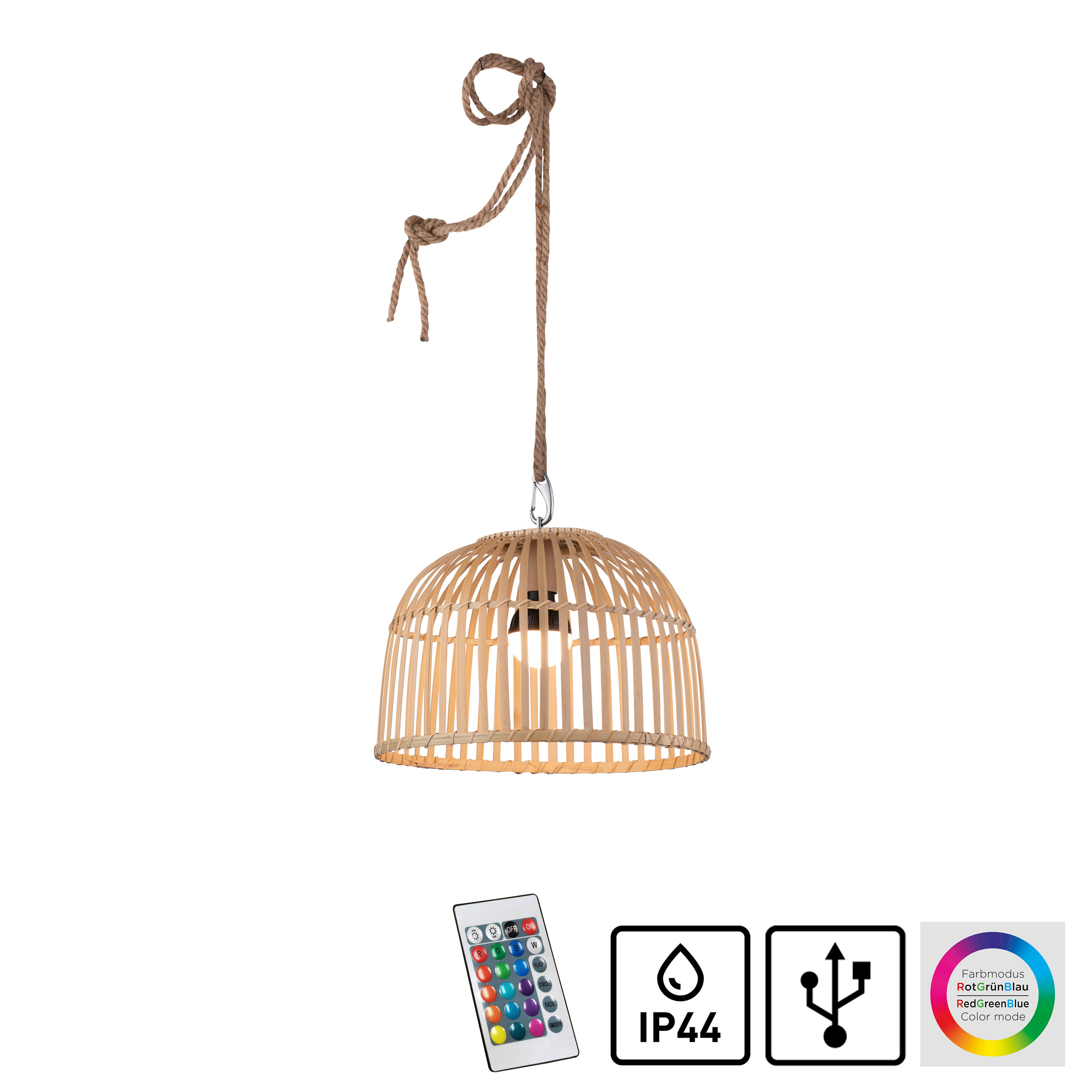 JUST LIGHT. LED-Akku-Pendelleuchte 1flg image number 2