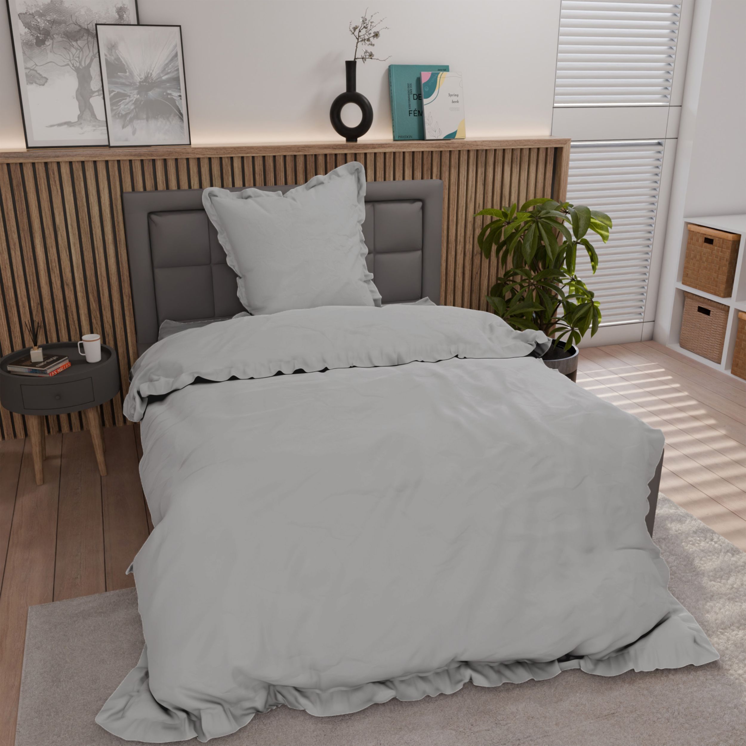 Inspiration Home Renforce-Bettw&auml;sche "R&uuml;sche" image number 2