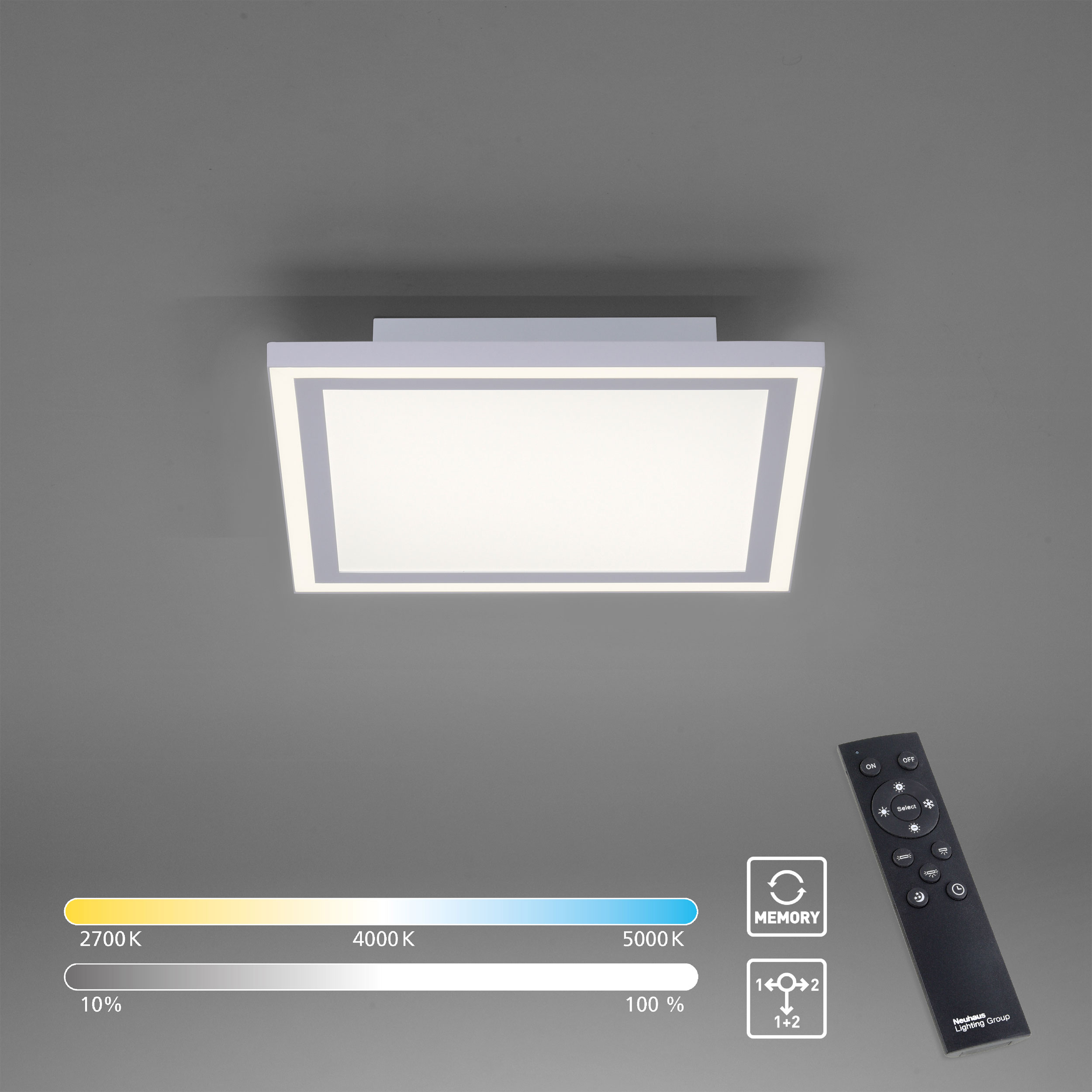JUST LIGHT. LED-Deckenleuchte 2flg image number 4
