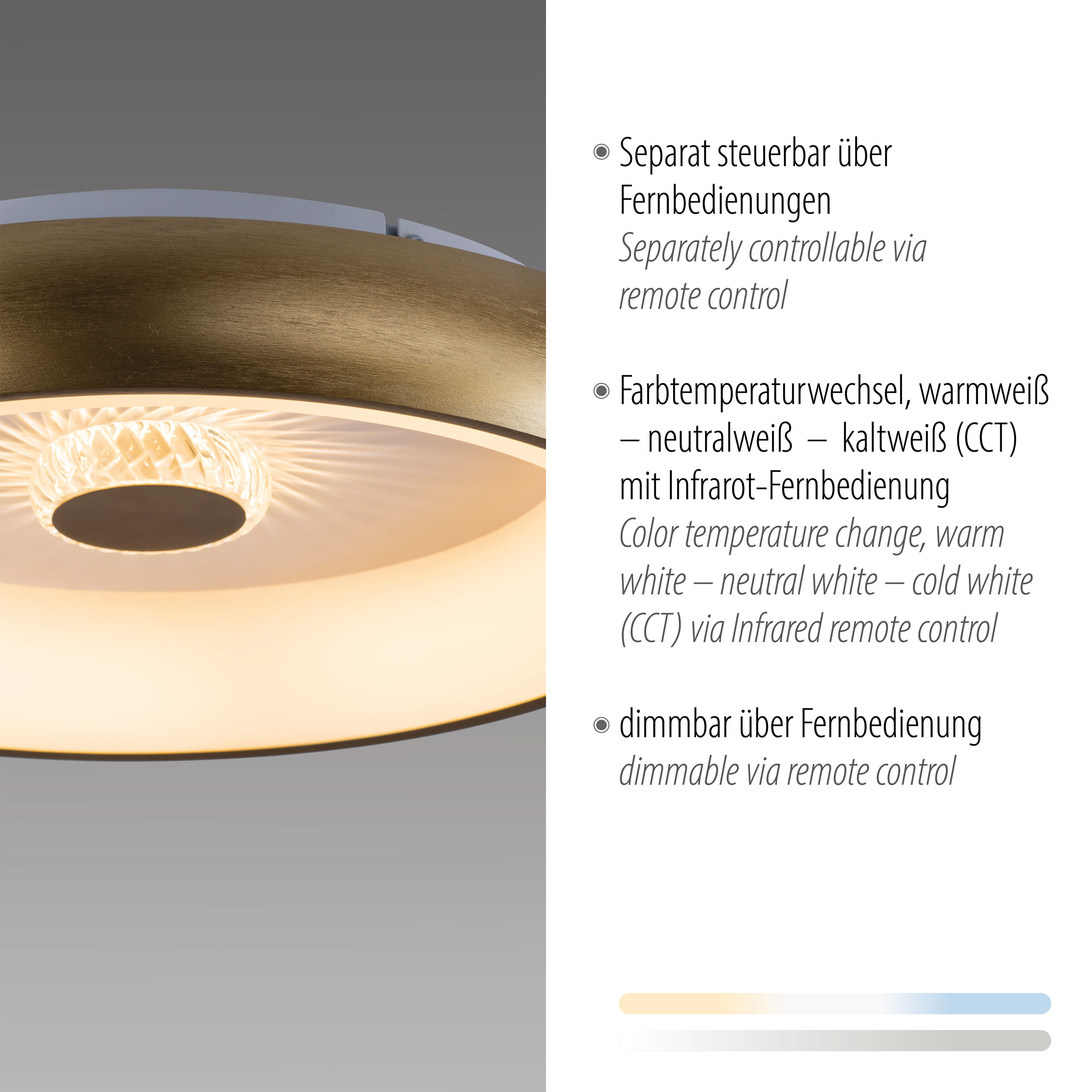 JUST LIGHT. LED-Deckenleuchte 1flg image number 3