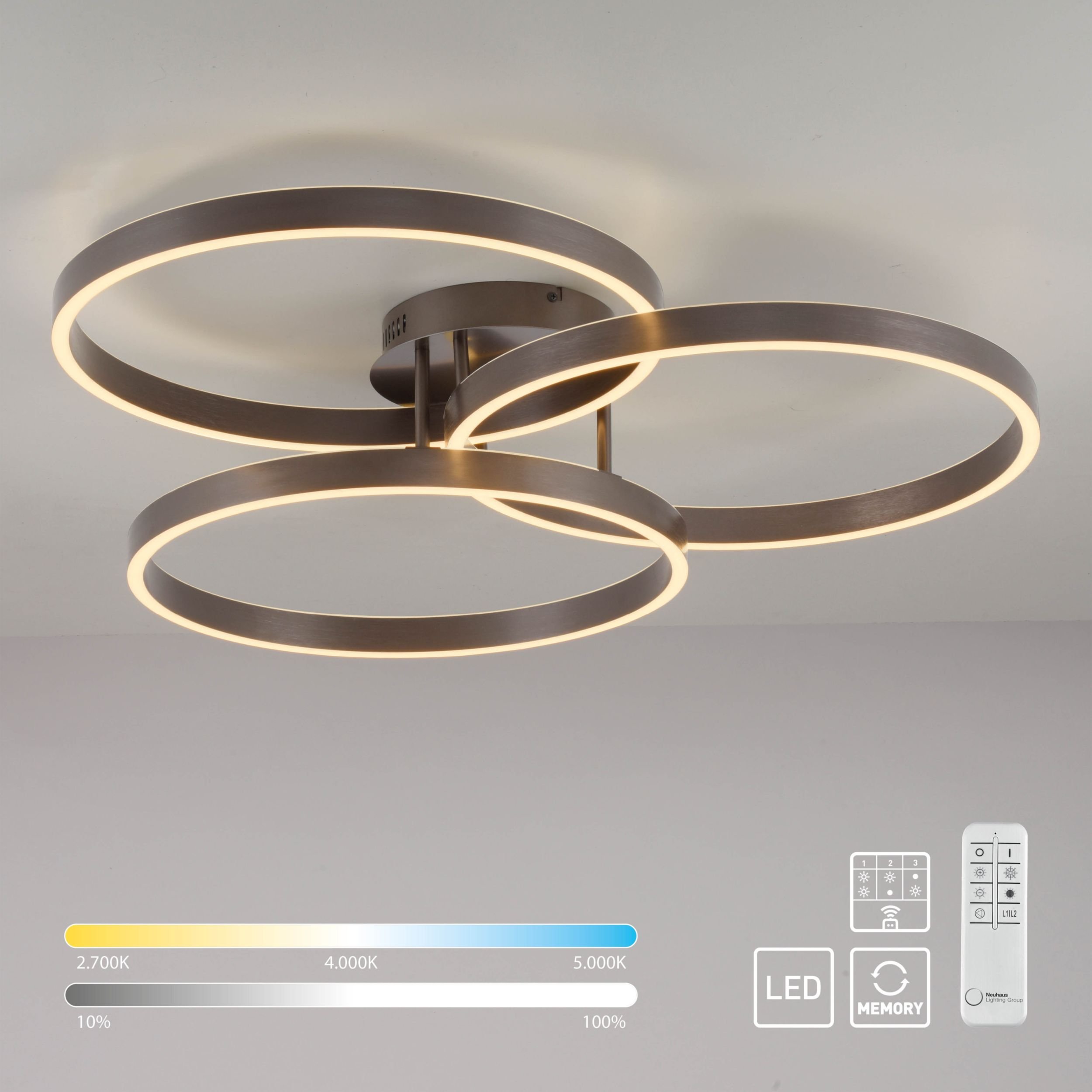 MONDO LED-Deckenleuchte 2flg image number 4