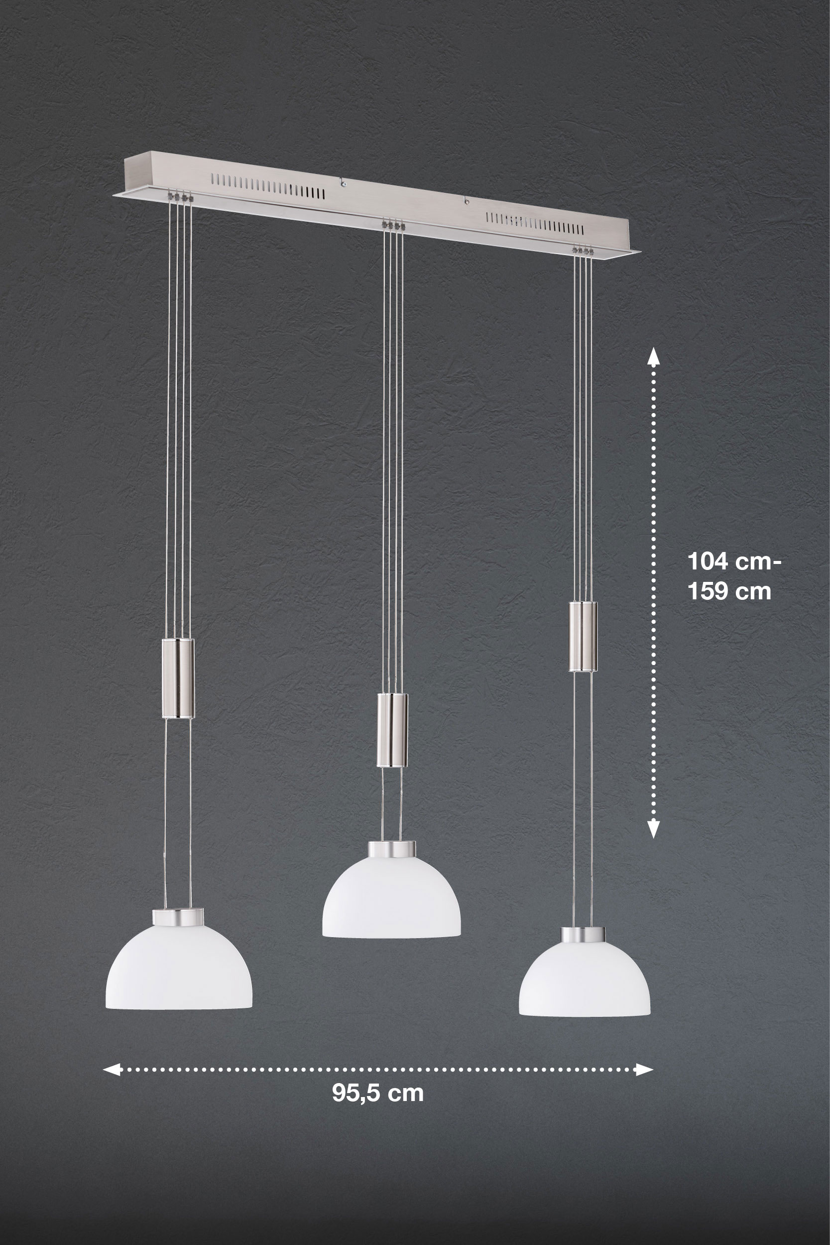 Fischer & Honsel LED-Pendelleuchte 3flg image number 3