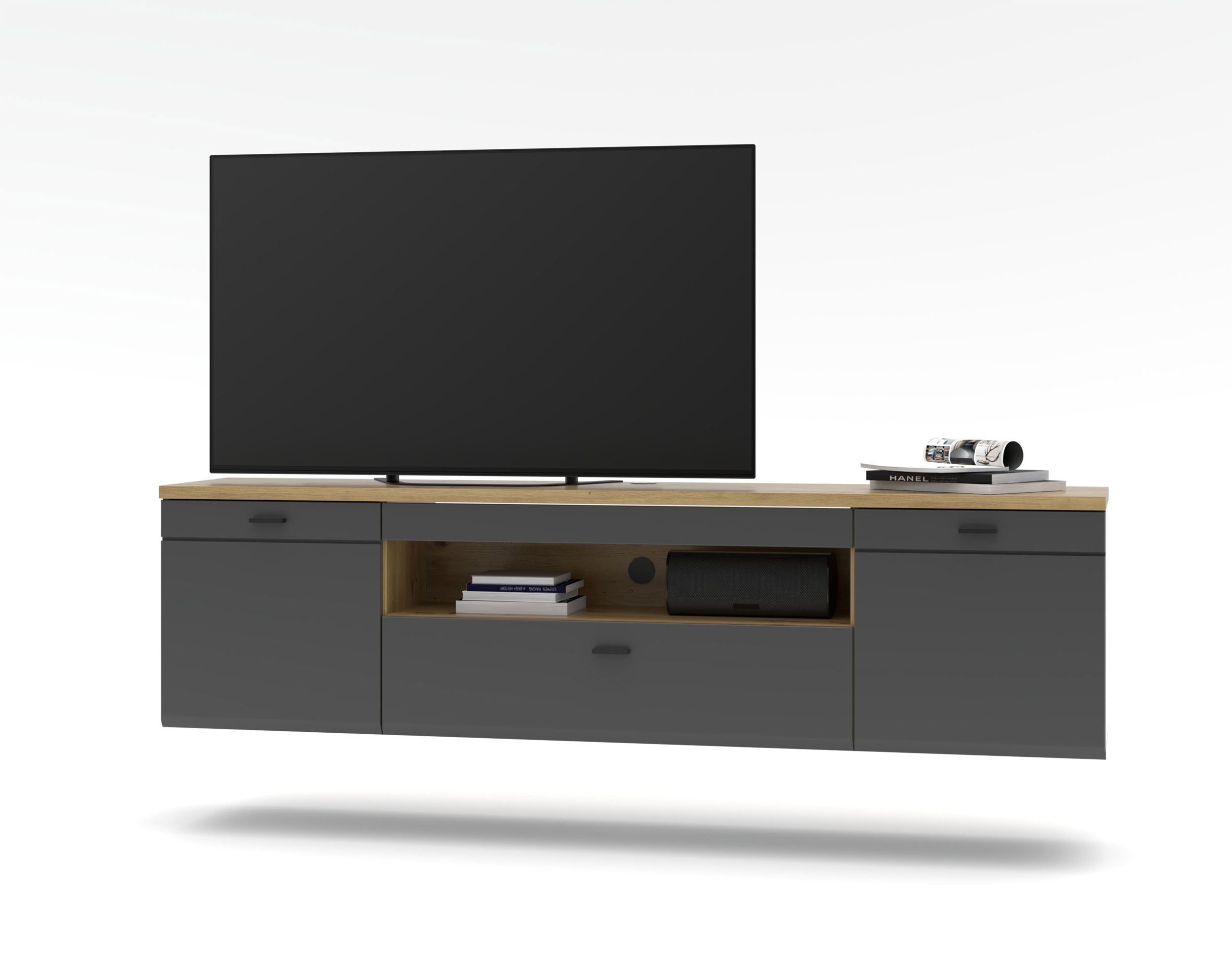 Hänge-TV/Vitrinen-Kombination image number 2