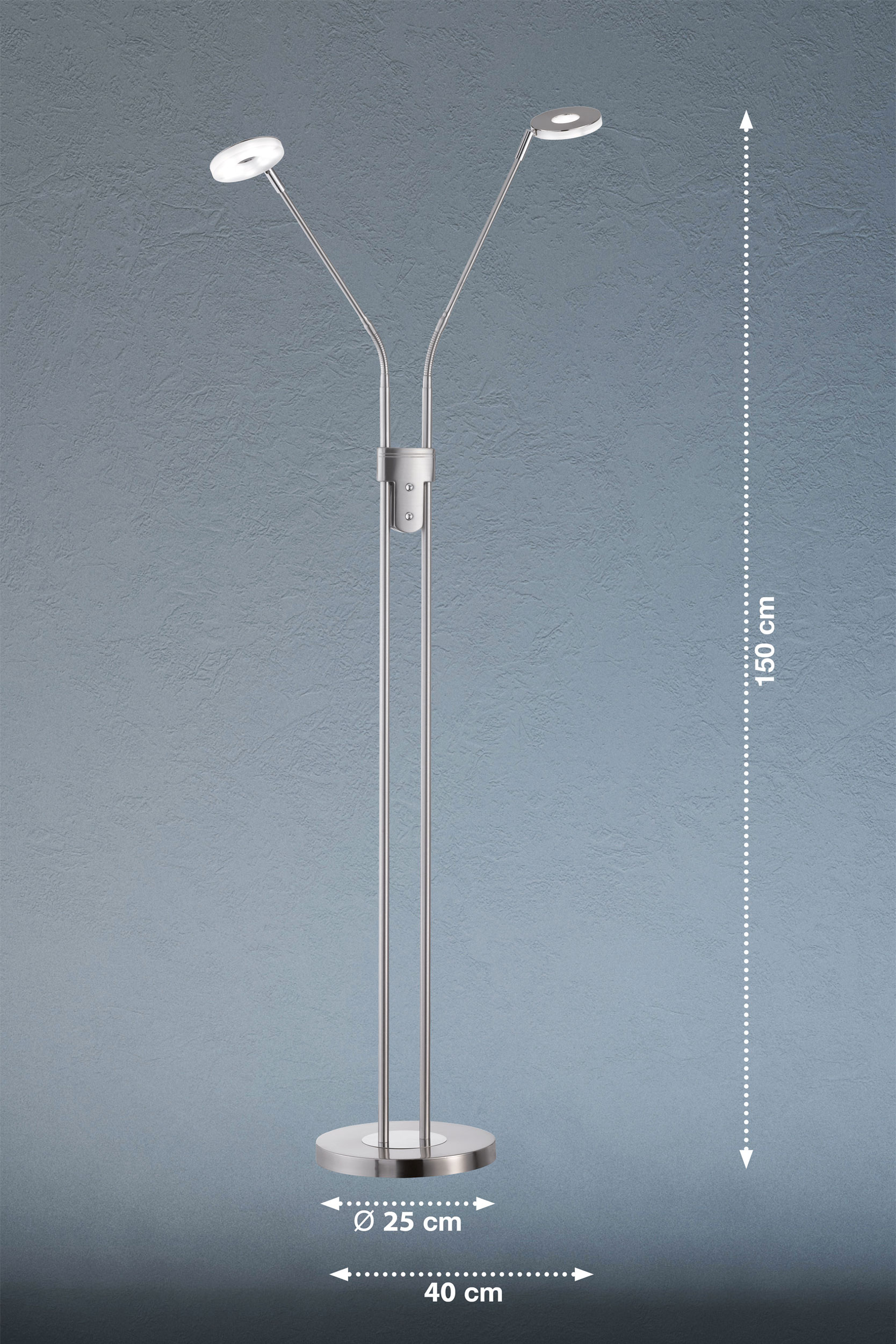 Fischer & Honsel LED-Stehleuchte 2flg image number 2