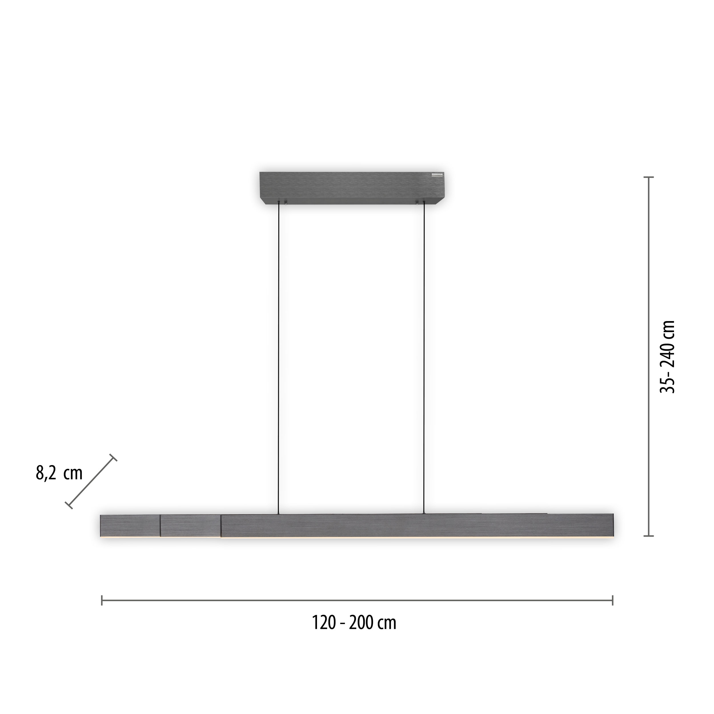 LED-Pendelleuchte 3flg image number null