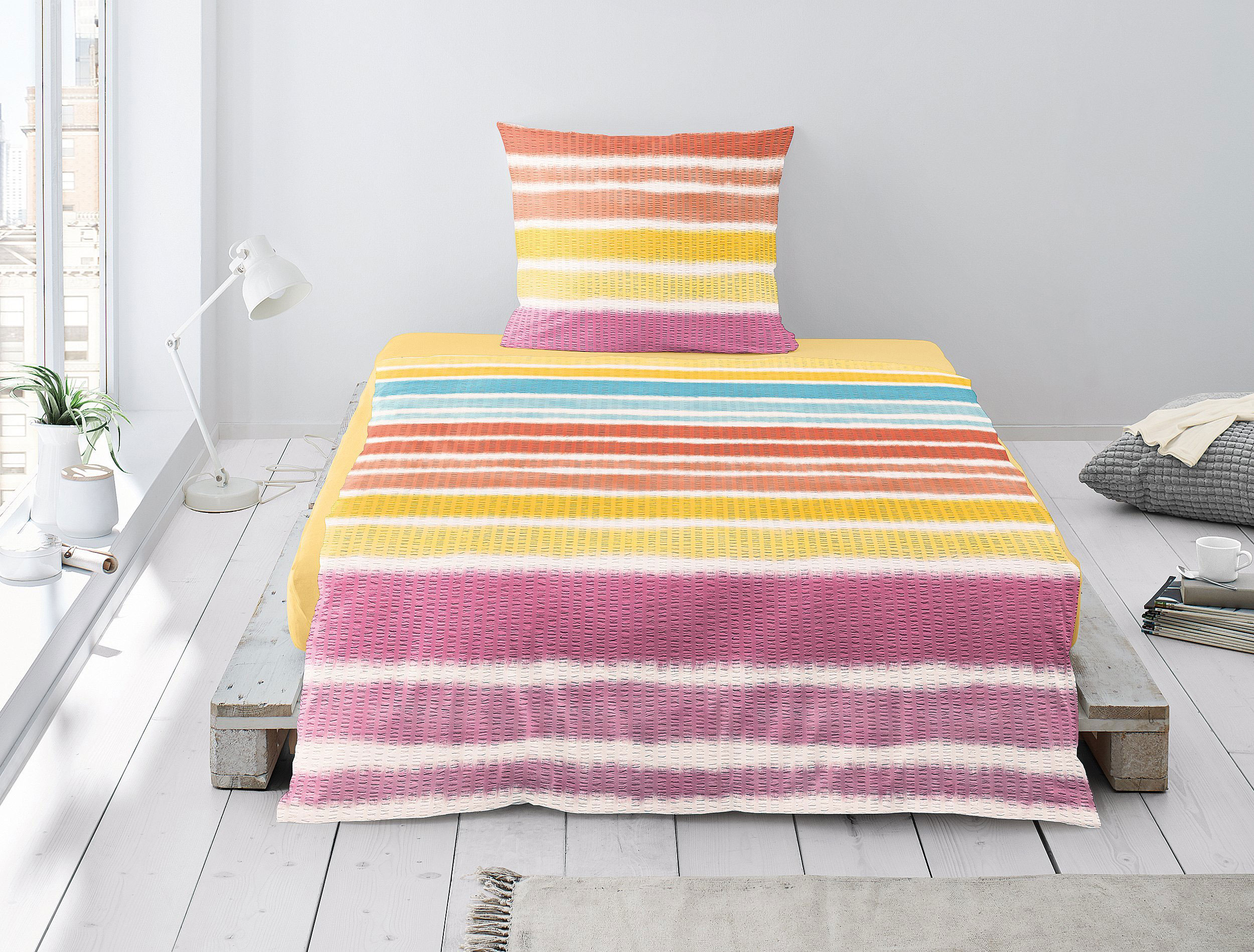 Irisette Seersucker-Bettwäsche image number 2