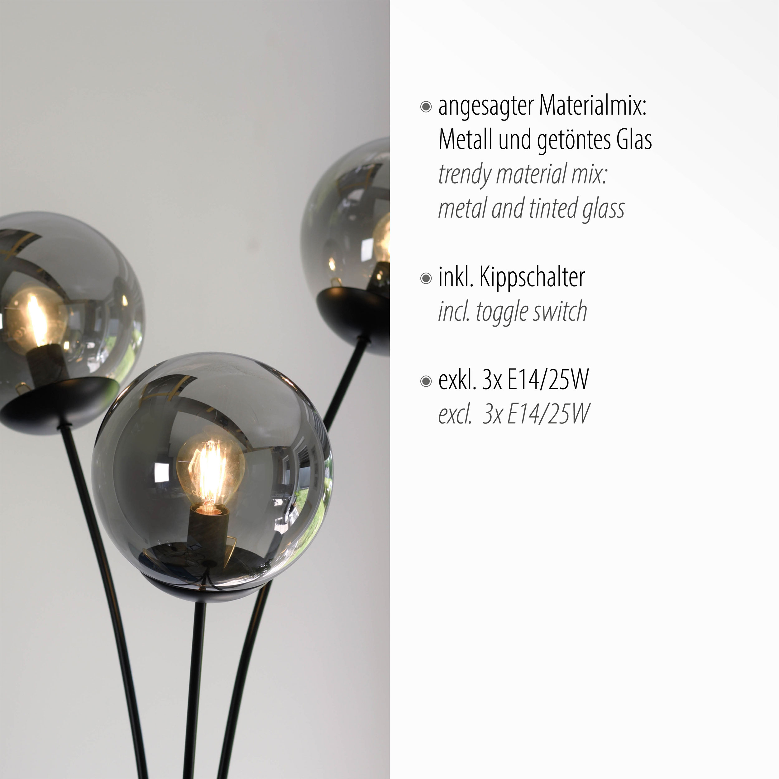 JUST LIGHT. Stehleuchte 3flg image number 6