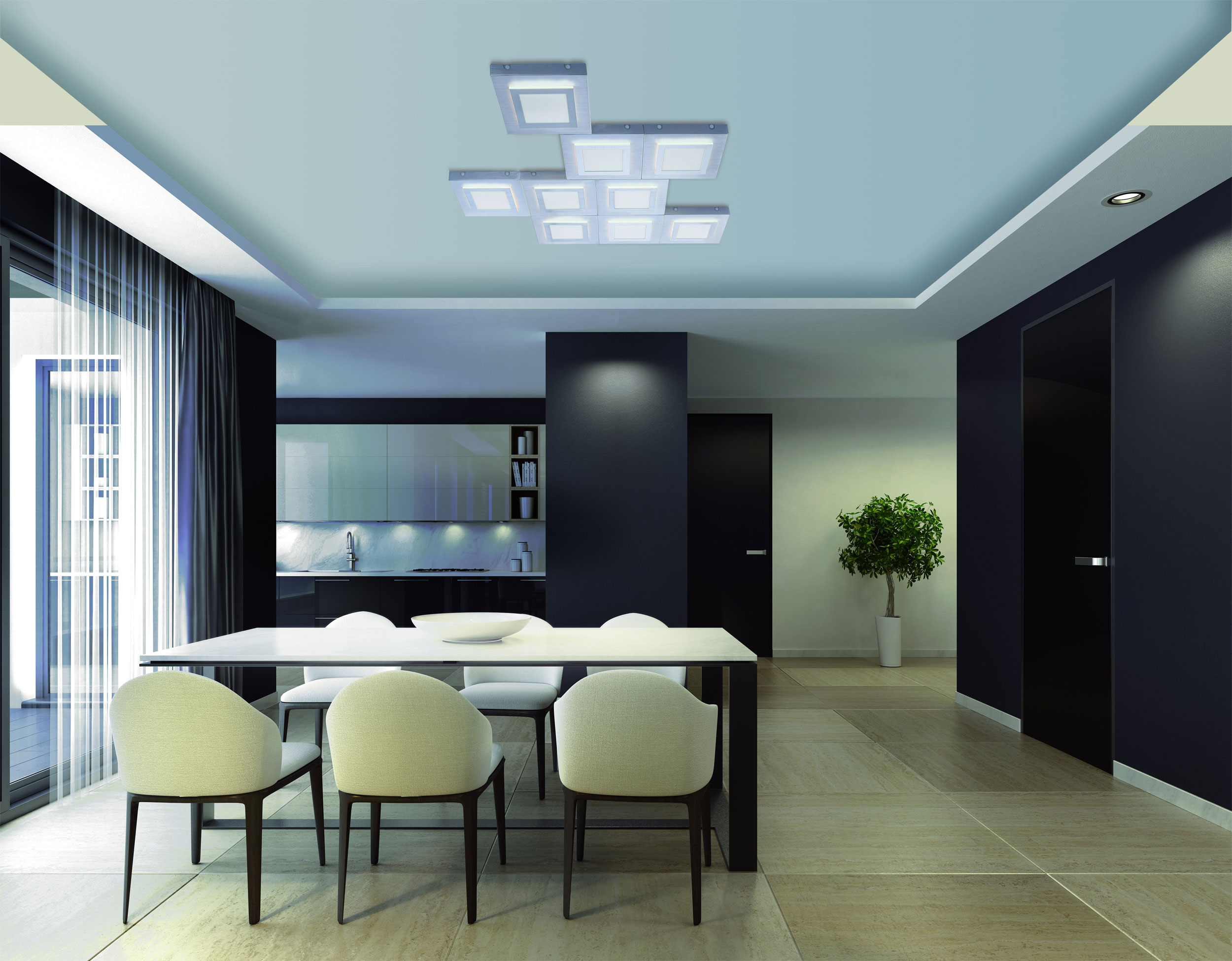 Paul Neuhaus LED-Deckenleuchte 2flg image number 9