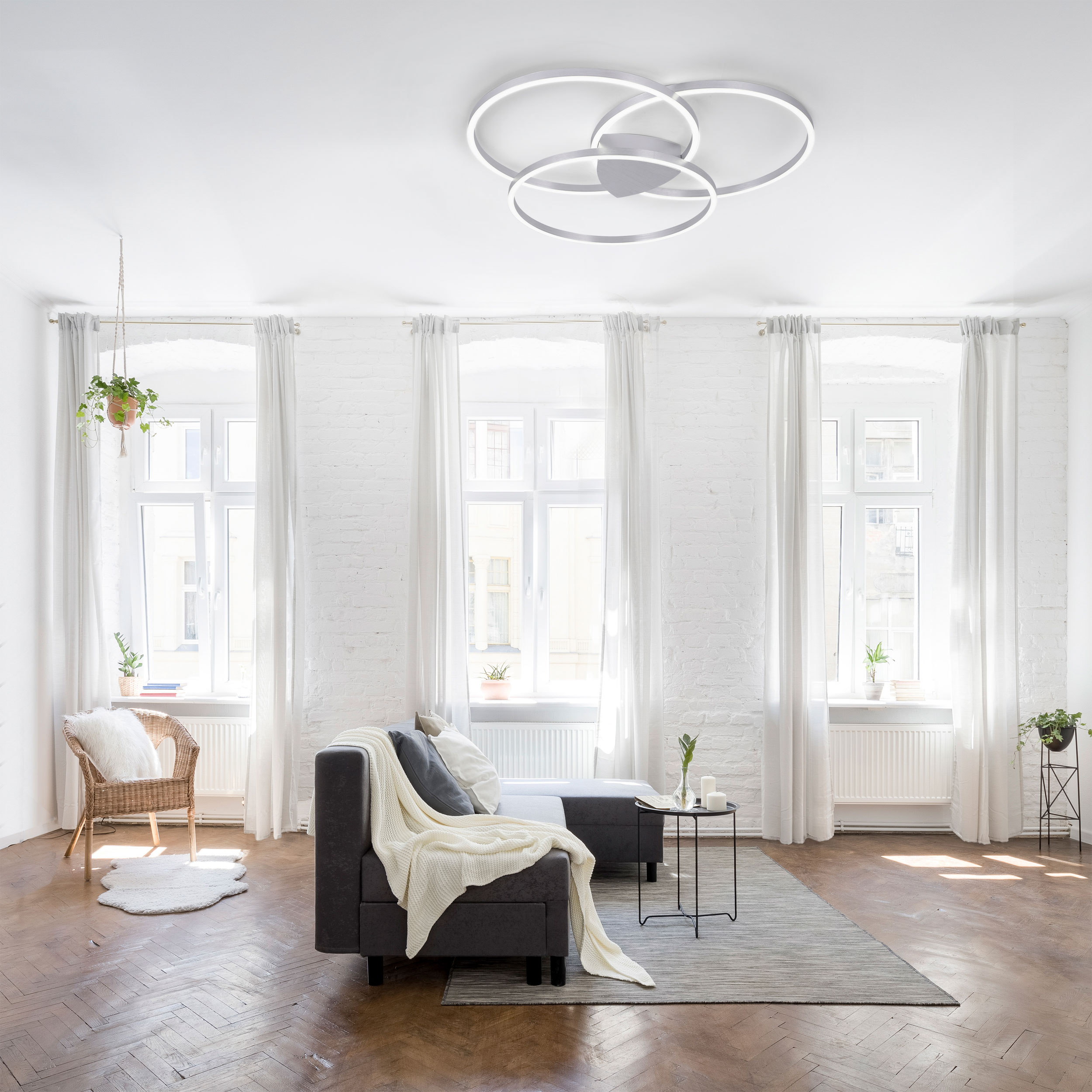 Paul Neuhaus LED-Deckenleuchte 3flg image number 5