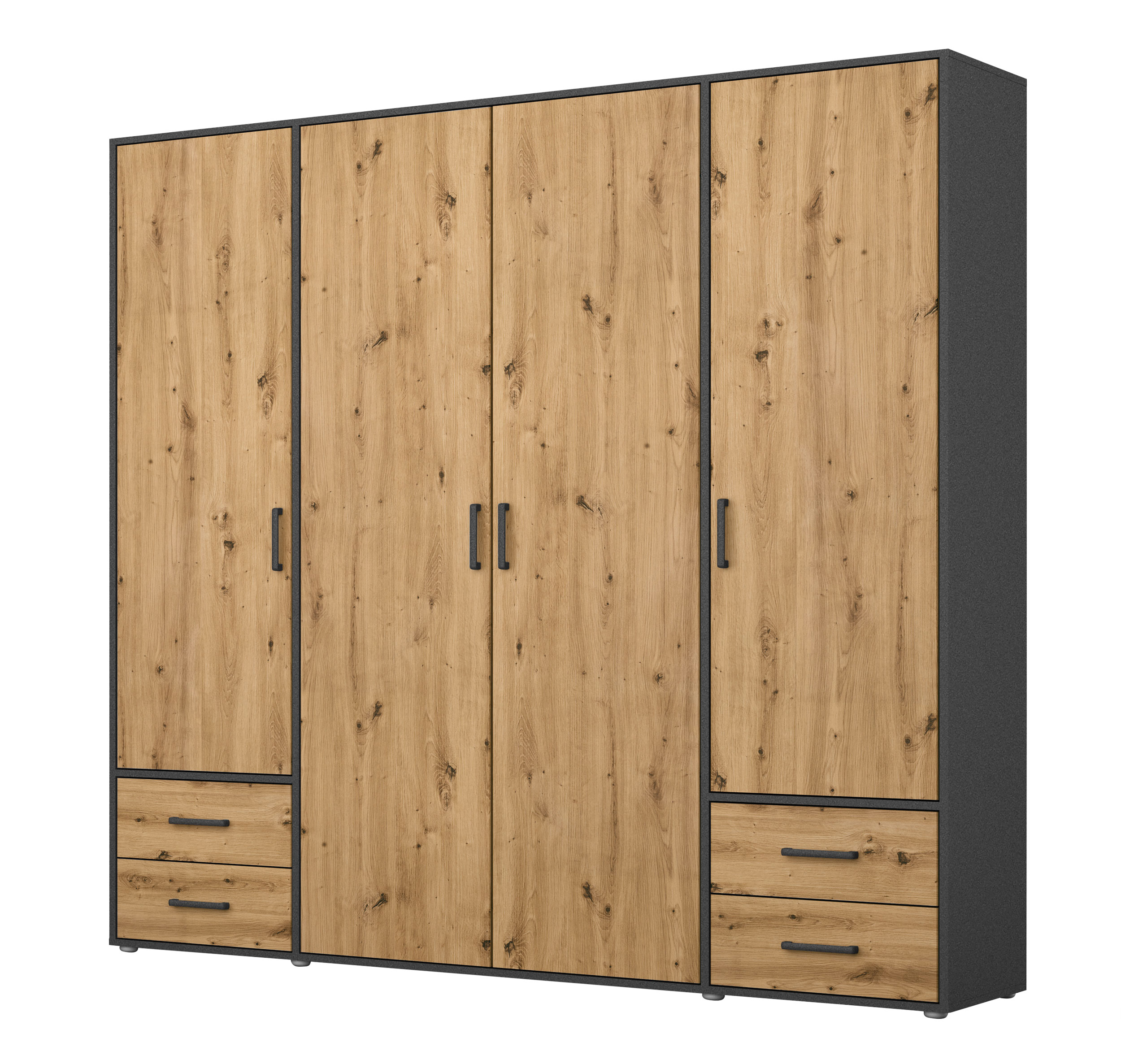Drehtürenschrank 4trg. image number null